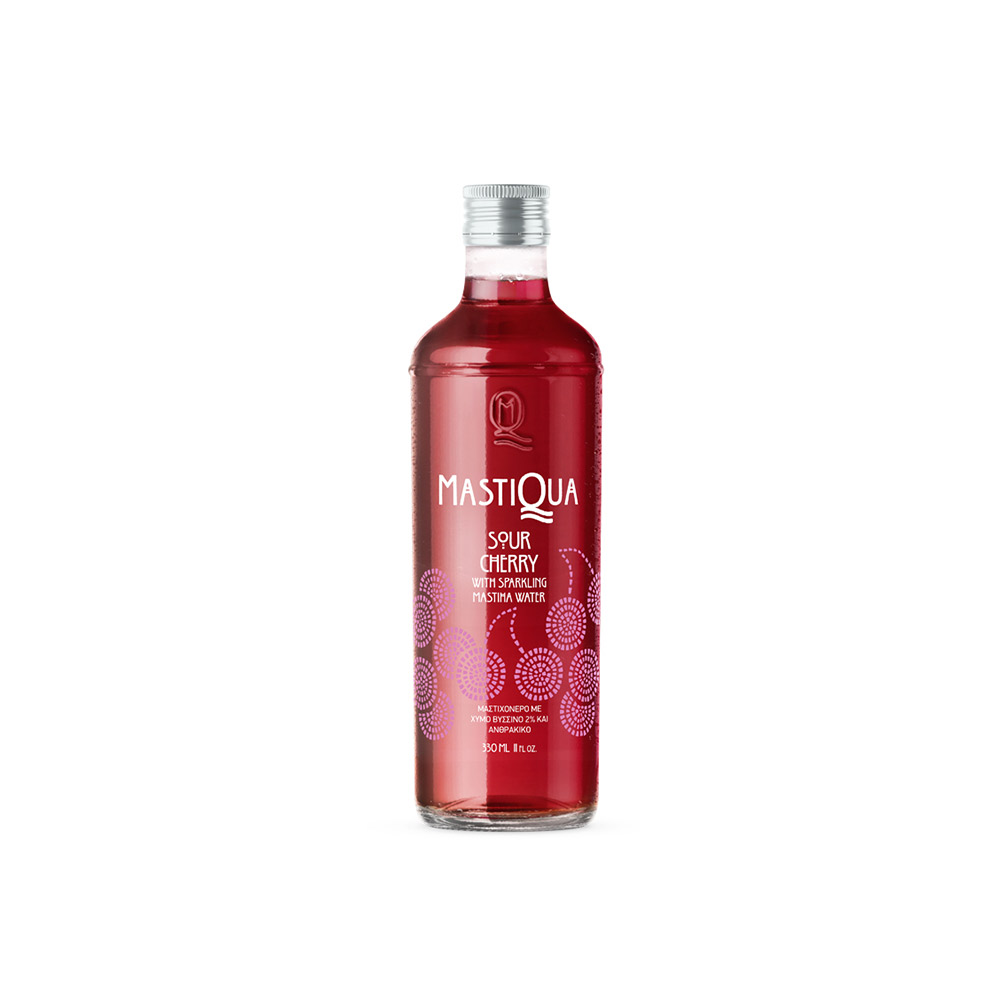MASTIQUA Cherry νερό ανθρακούχο 330ml - floating thumbnail