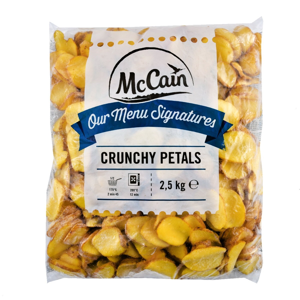 MCCAIN Crunchy Petals πατάτες κατεψυγμένες 2,5kg - floating thumbnail