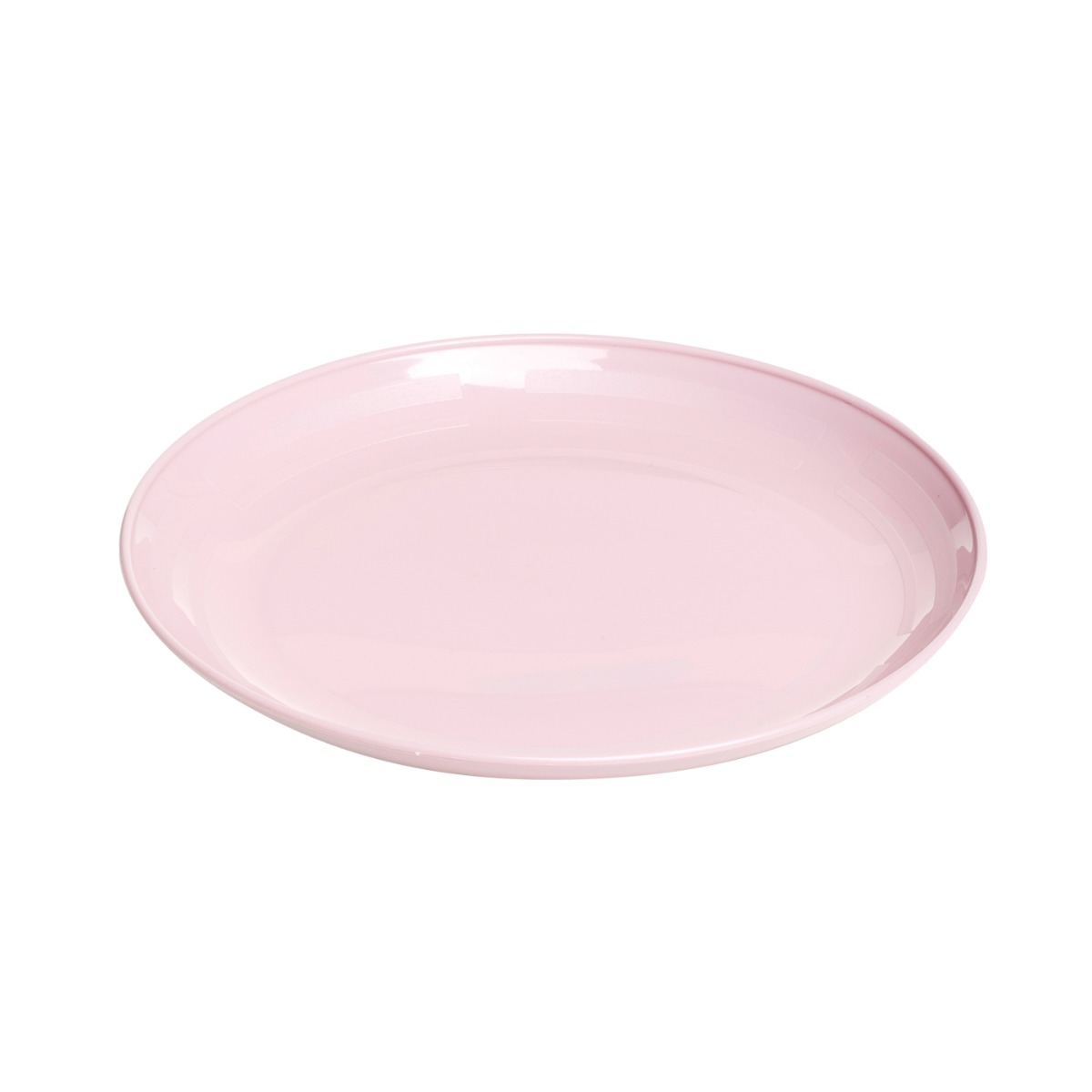 Πιάτο πλαστικό ρηχό μικρό ροζ - floating thumbnail