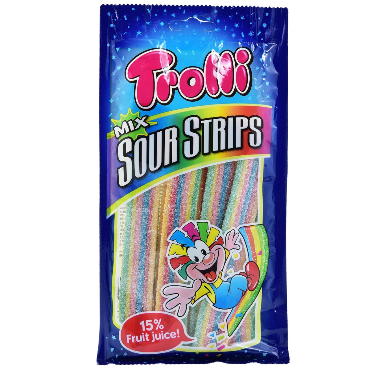 Καραμέλες TROLLI sour strips mix (85g) - floating thumbnail