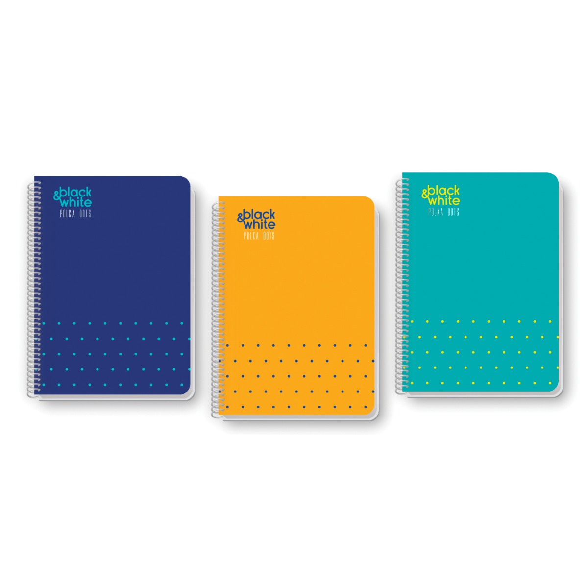 POLKA DOTS τετράδιο σπιράλ Α4 1 θέματος 35φύλλα - floating thumbnail
