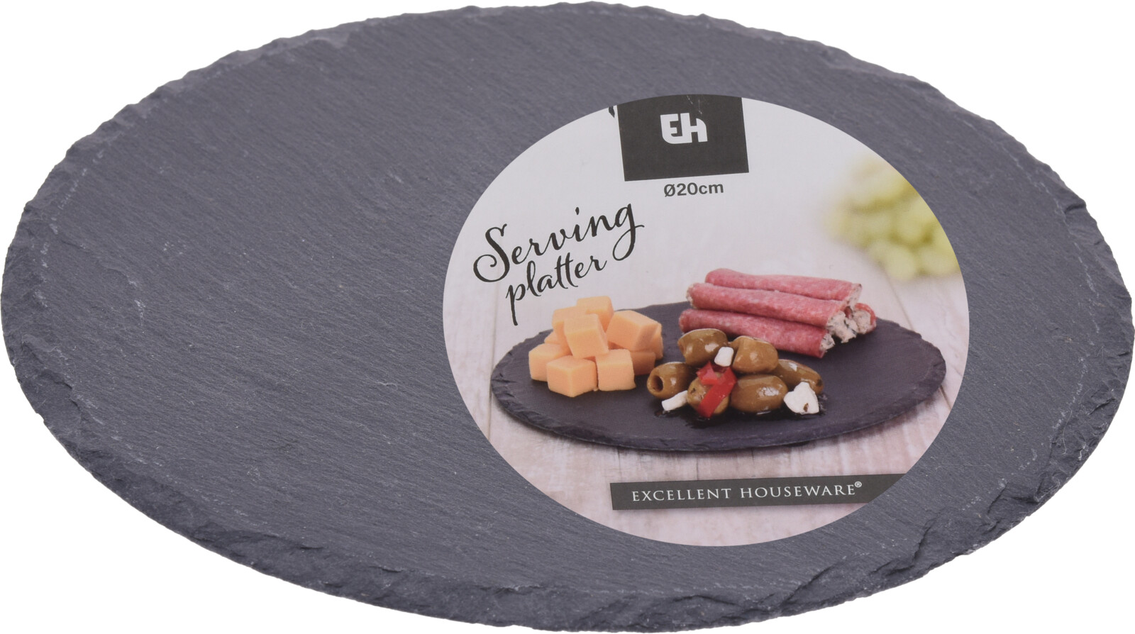 Πλατό σερβιρίσματος σχιστόλιθου (20cm) - floating thumbnail