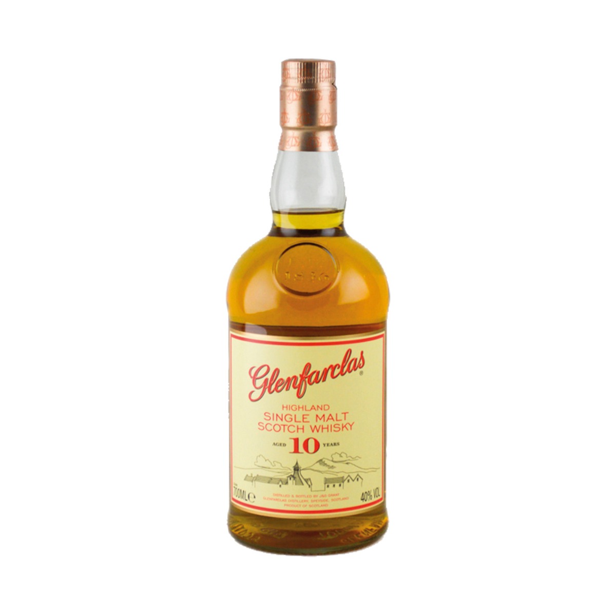 Ούσκι GLENFARCLAS Malt 10 years 40% (700ml) - floating thumbnail