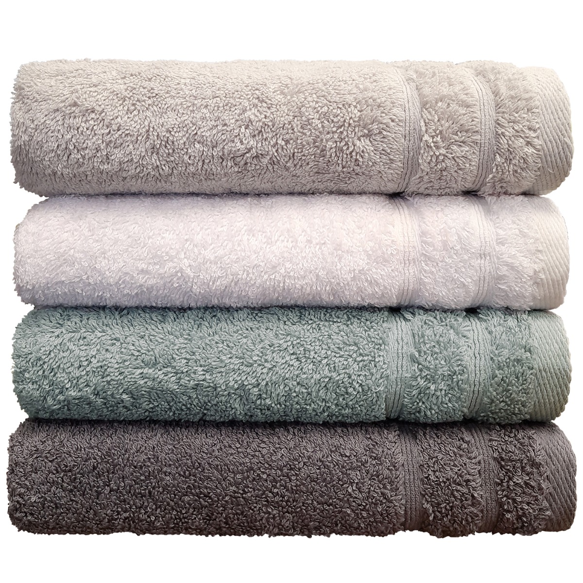 Πετσέτα RESORT LINE 100% βαμβακερή ανοικτό γκρι (50x100cm) - floating thumbnail