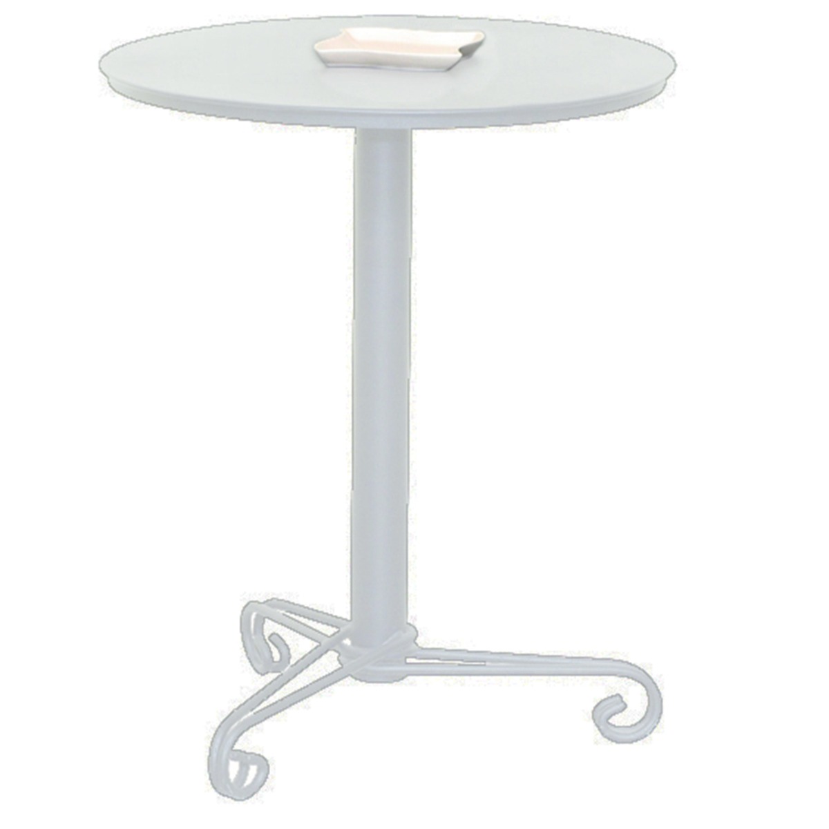 Τραπέζι παραδοσιακό ΗΡΑ λευκό 70cm - floating thumbnail