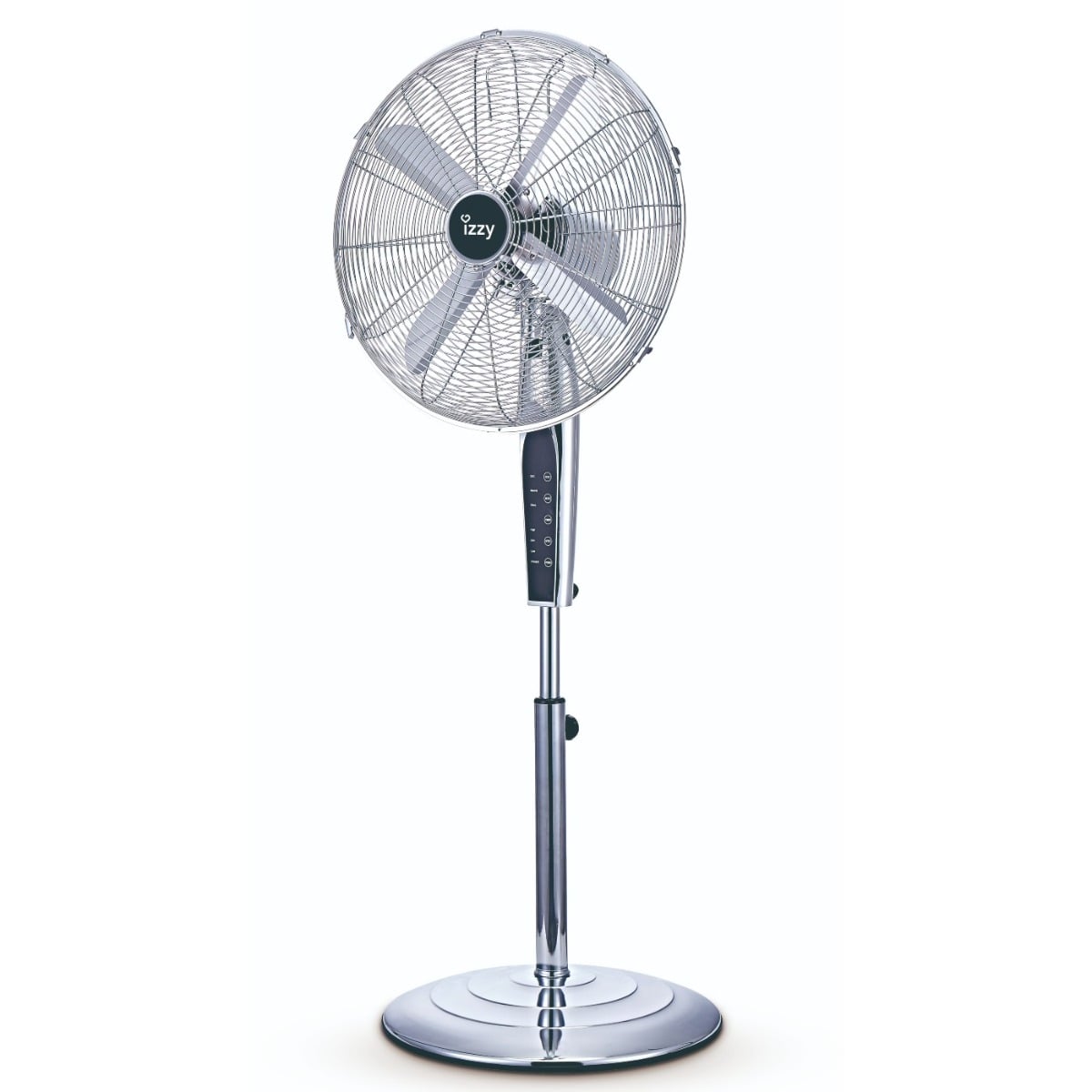 IZZY ανεμιστήρας δαπέδου Inox 70W διαμέτρου Ø40cm με τηλεχειριστήριο - floating thumbnail