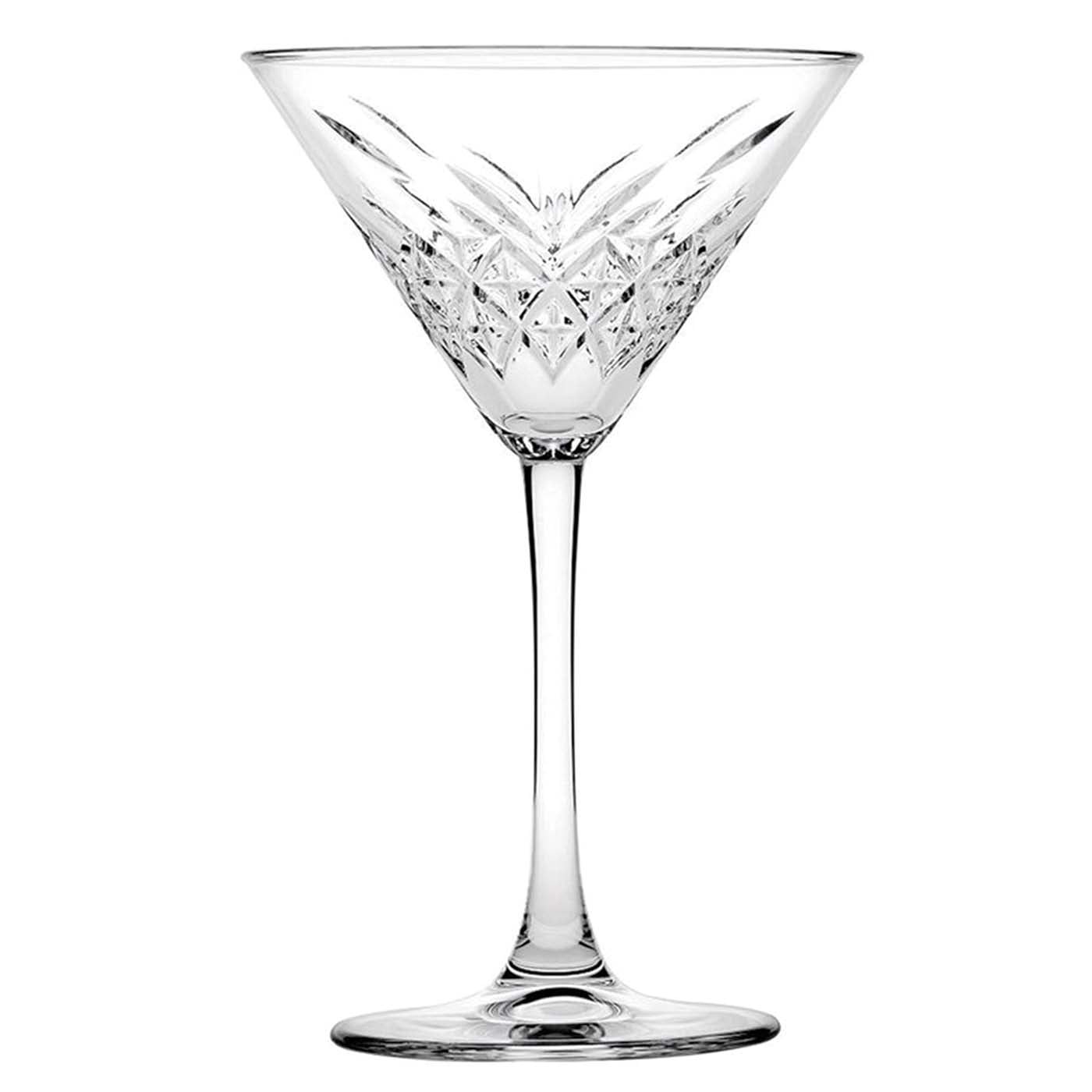 PASABAHCE ποτήρι martini σκαλιστό Timeless 12x23cl - floating thumbnail