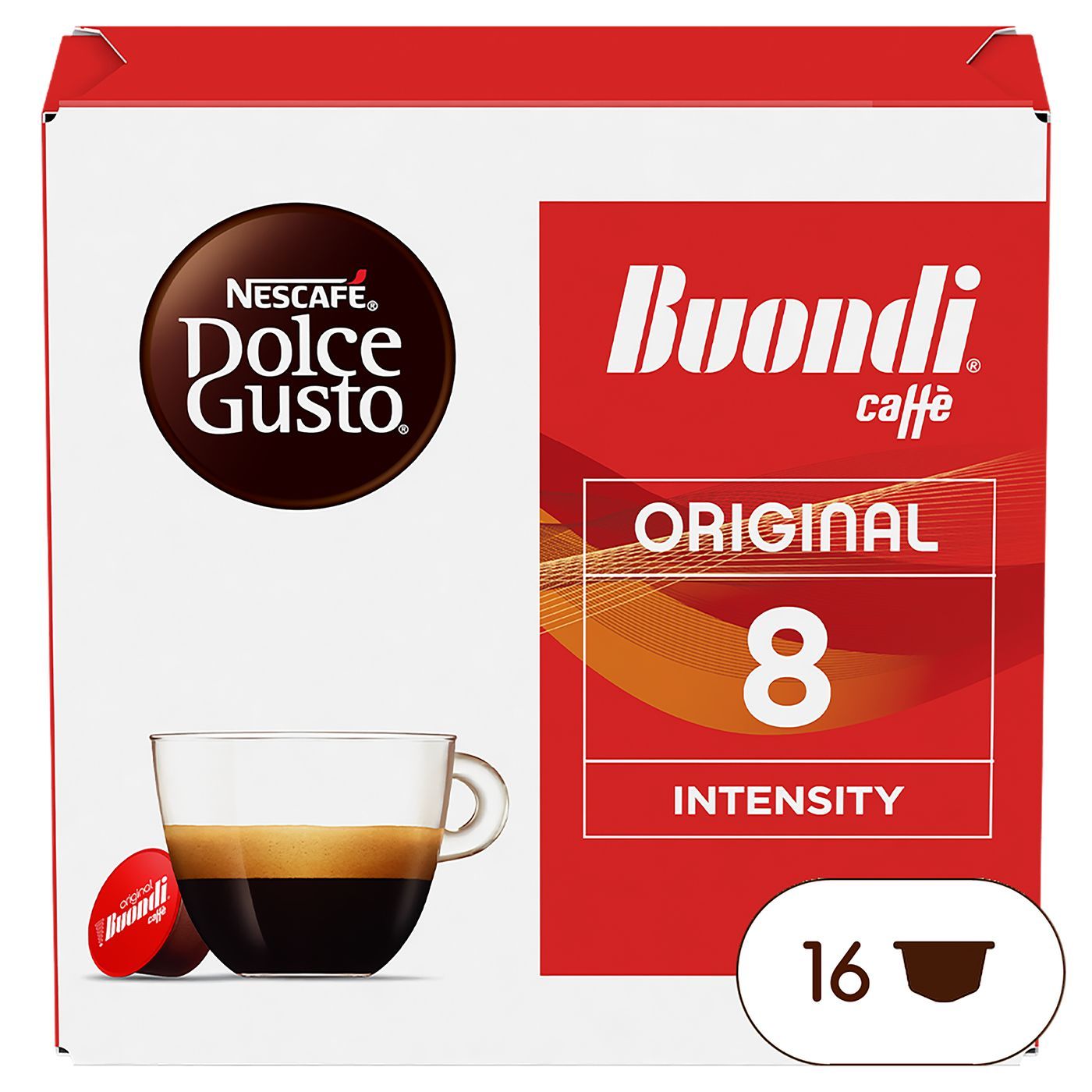 NESCAFÉ Dolce Gusto Buondi Espresso καφές σε κάψουλες 16x99,2g - floating thumbnail