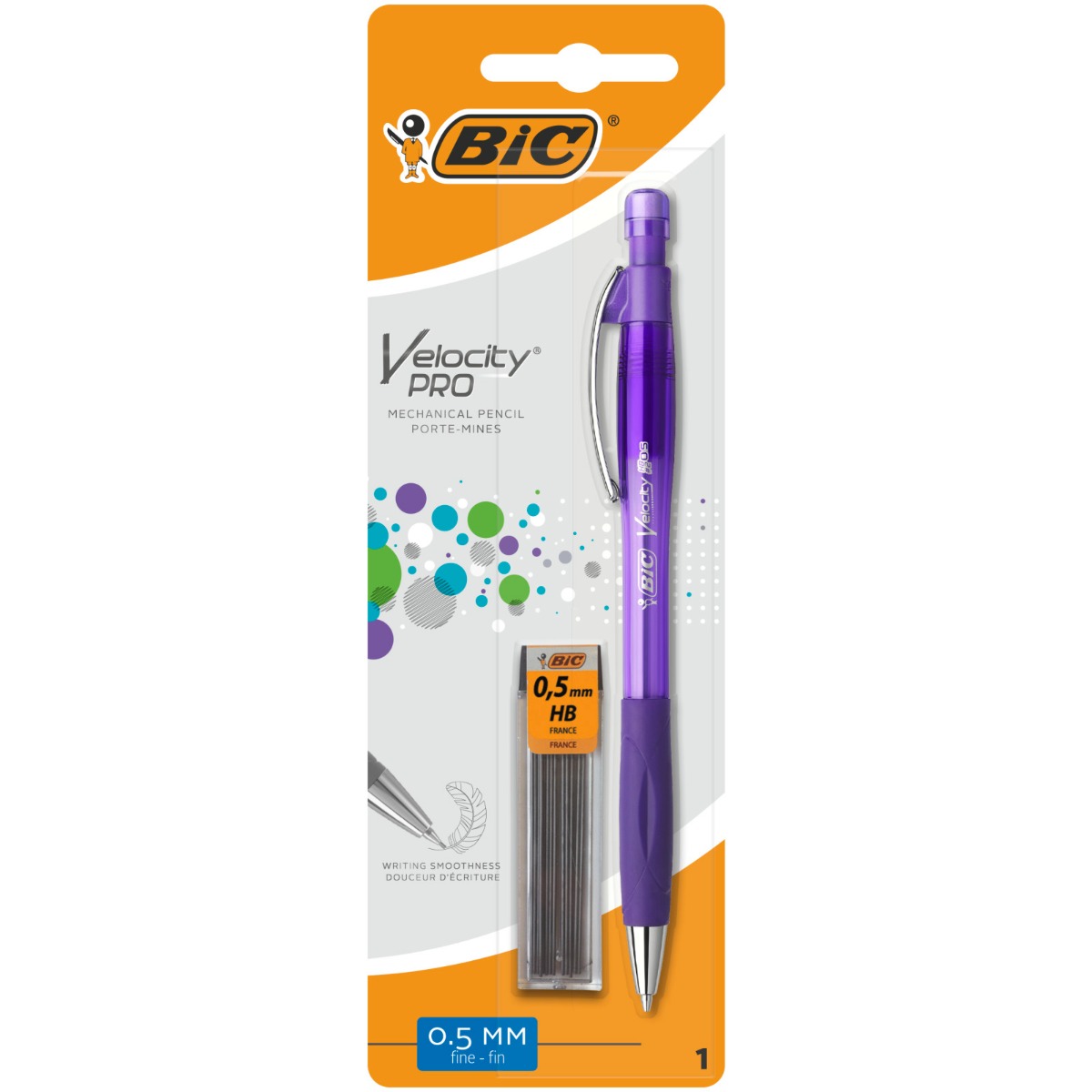 BIC μηχανικό μολύβι Velocity Pro 0.5mm + 12 μύτες - floating thumbnail