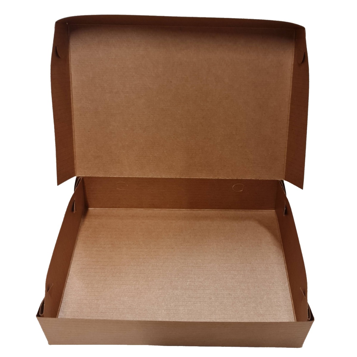 Κουτί ψητοπωλείου για μεγάλη μερίδα 25x17,5x6cm χωρίς πλαστικό 100τεμ. - floating thumbnail