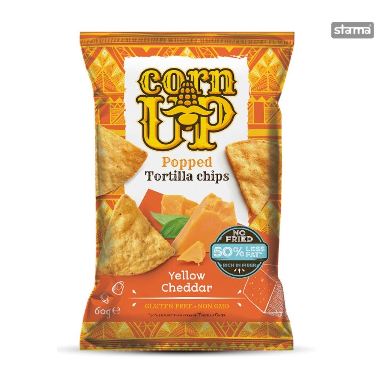 CORN UP τσίπς τορτίγιας τυρί Cheddar 60g - floating thumbnail