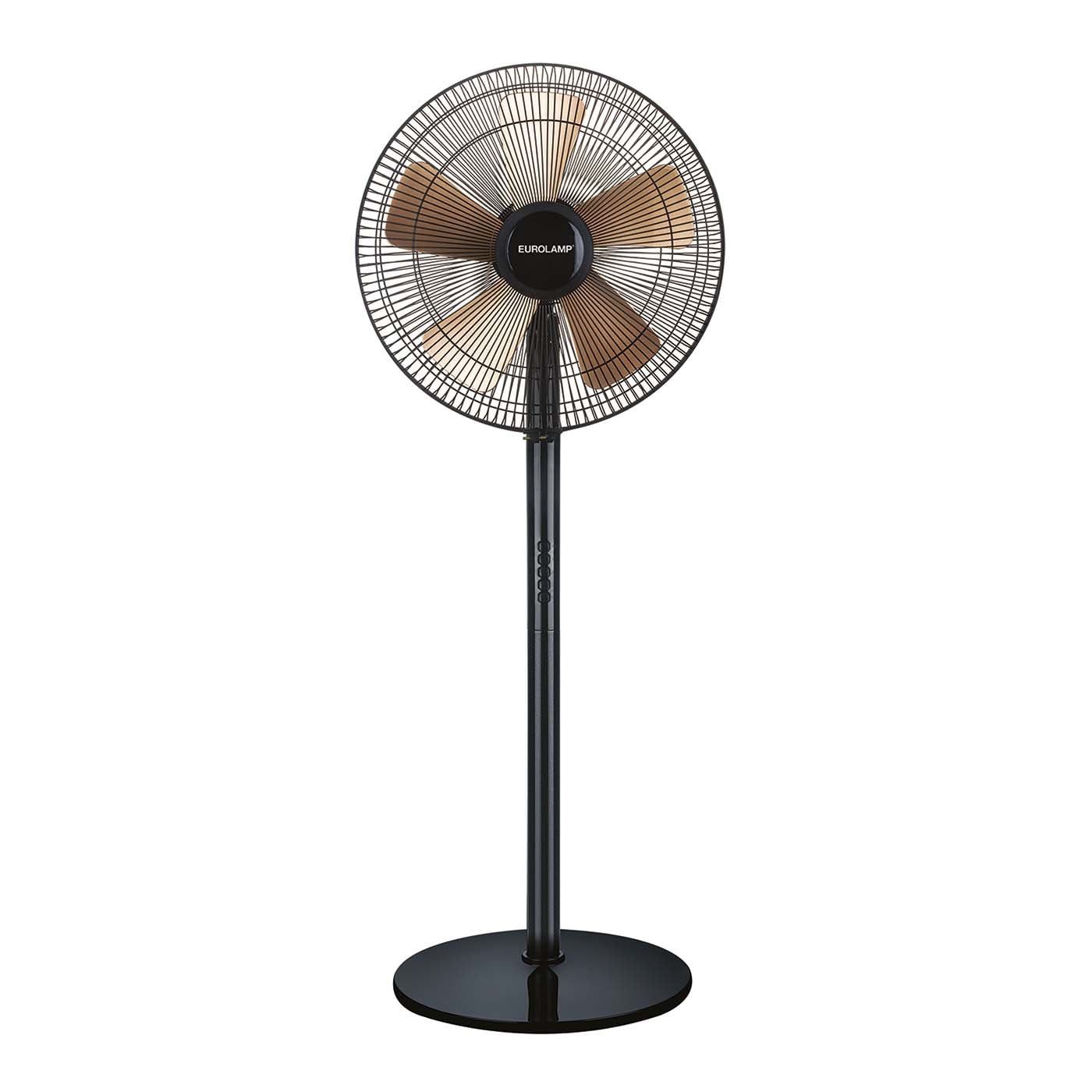 Ανεμιστήρας με ορθοστάτη μαύρο-χρυσό Φ41 60W - floating thumbnail