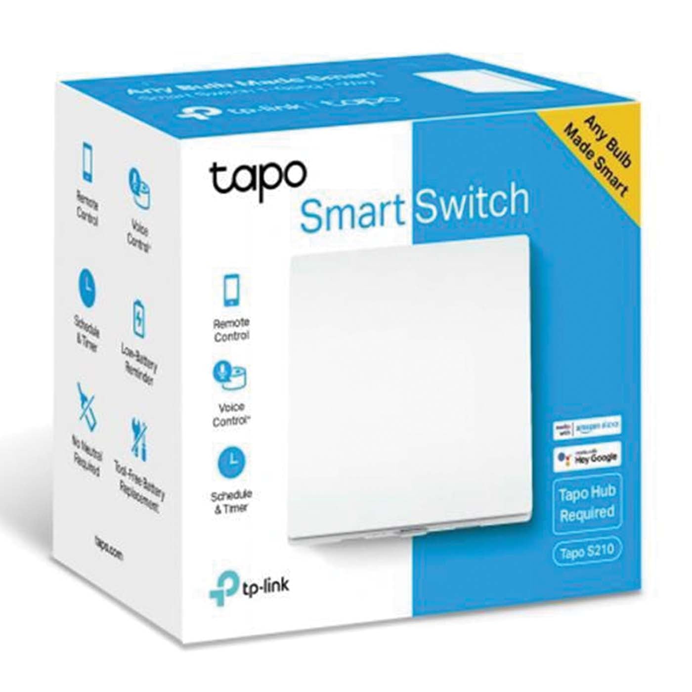 TP-LINK Tapo Smart διακόπτης φωτός μονός S210 - floating thumbnail