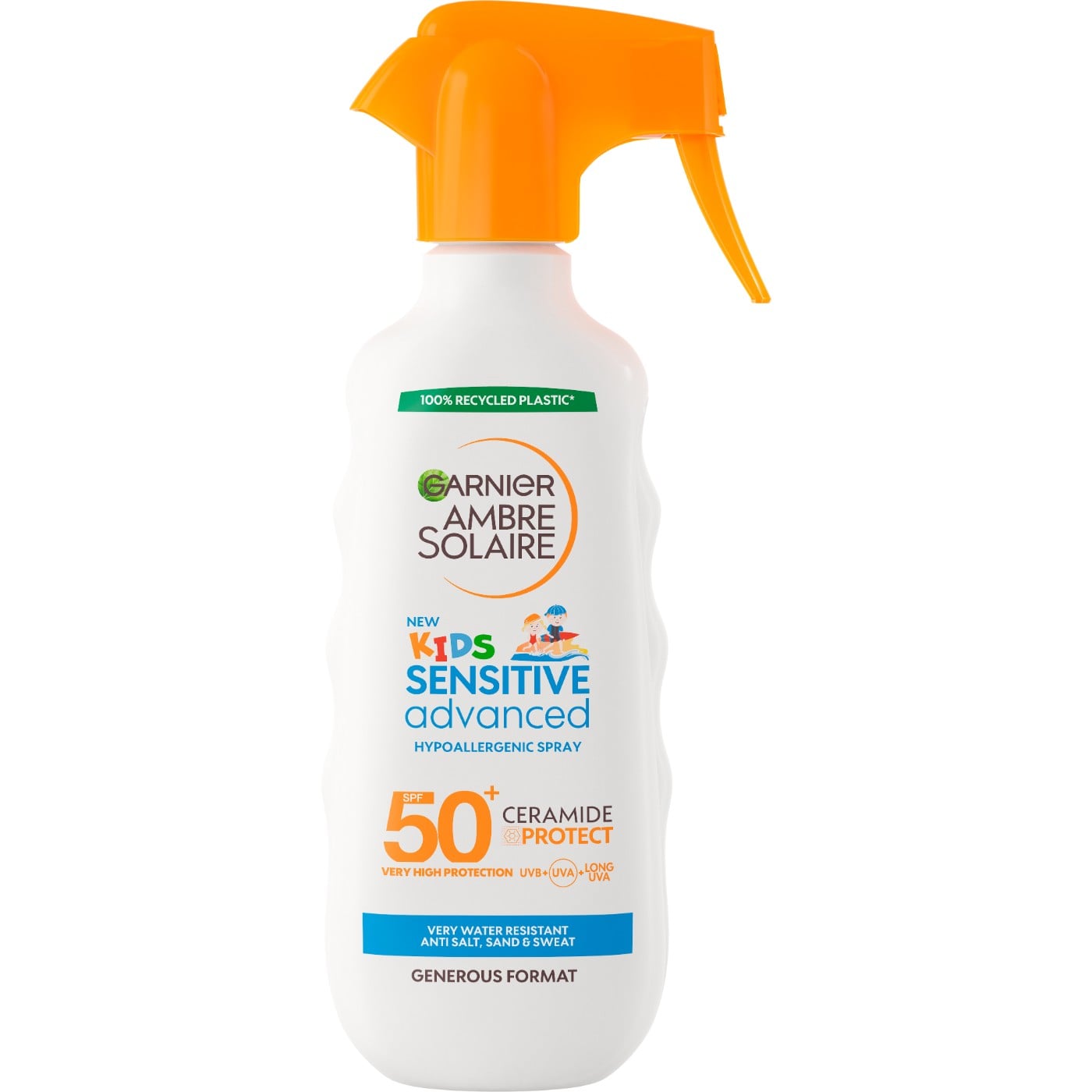 GARNIER αντηλιακό παιδικό Ambre Solaire Sensitive Advanced υποαλλεργικό σπρέι SPF50 270ml - floating thumbnail