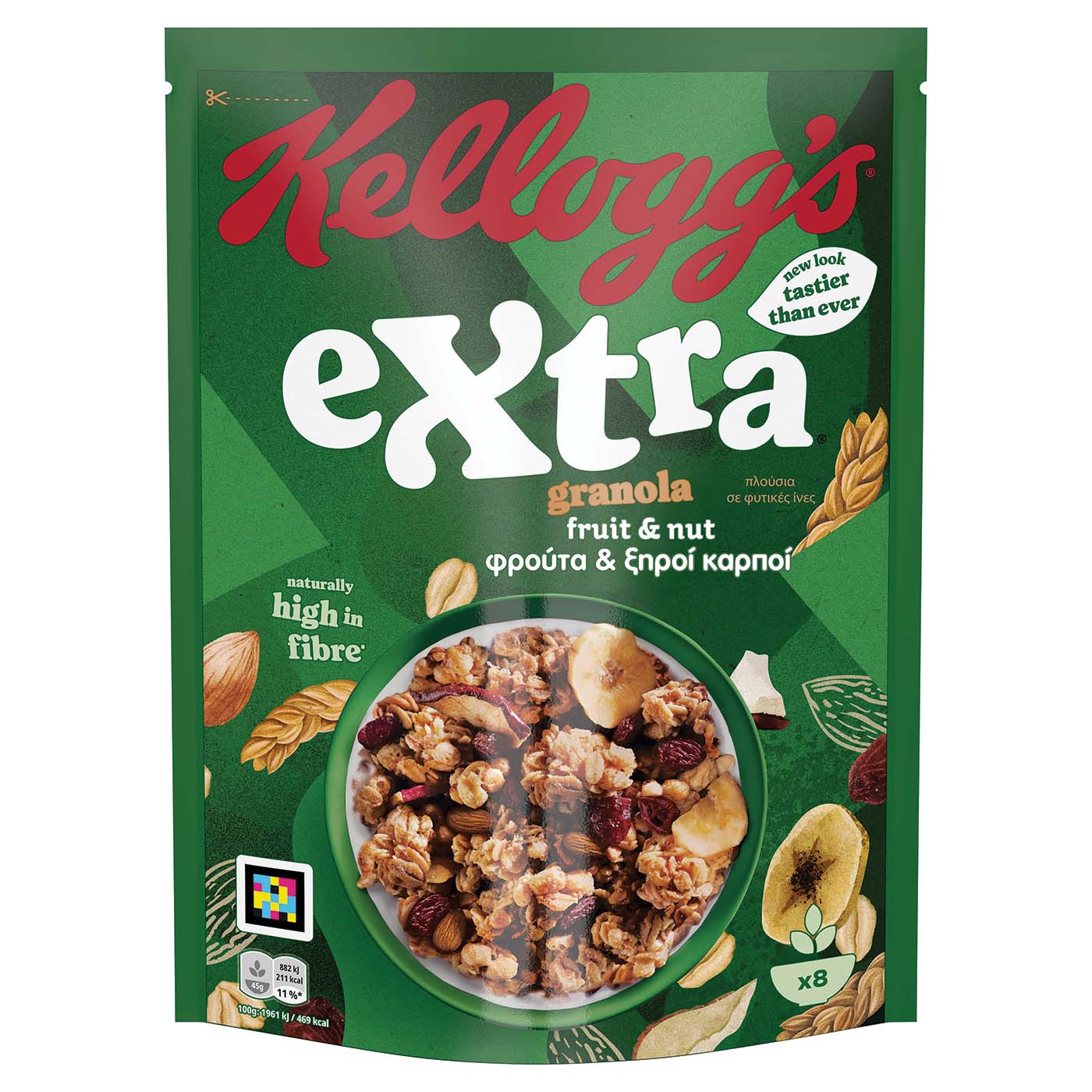 KELLOGG'S δημητριακά Extra με φρούτα & ξηρούς καρπούς 400g - floating thumbnail