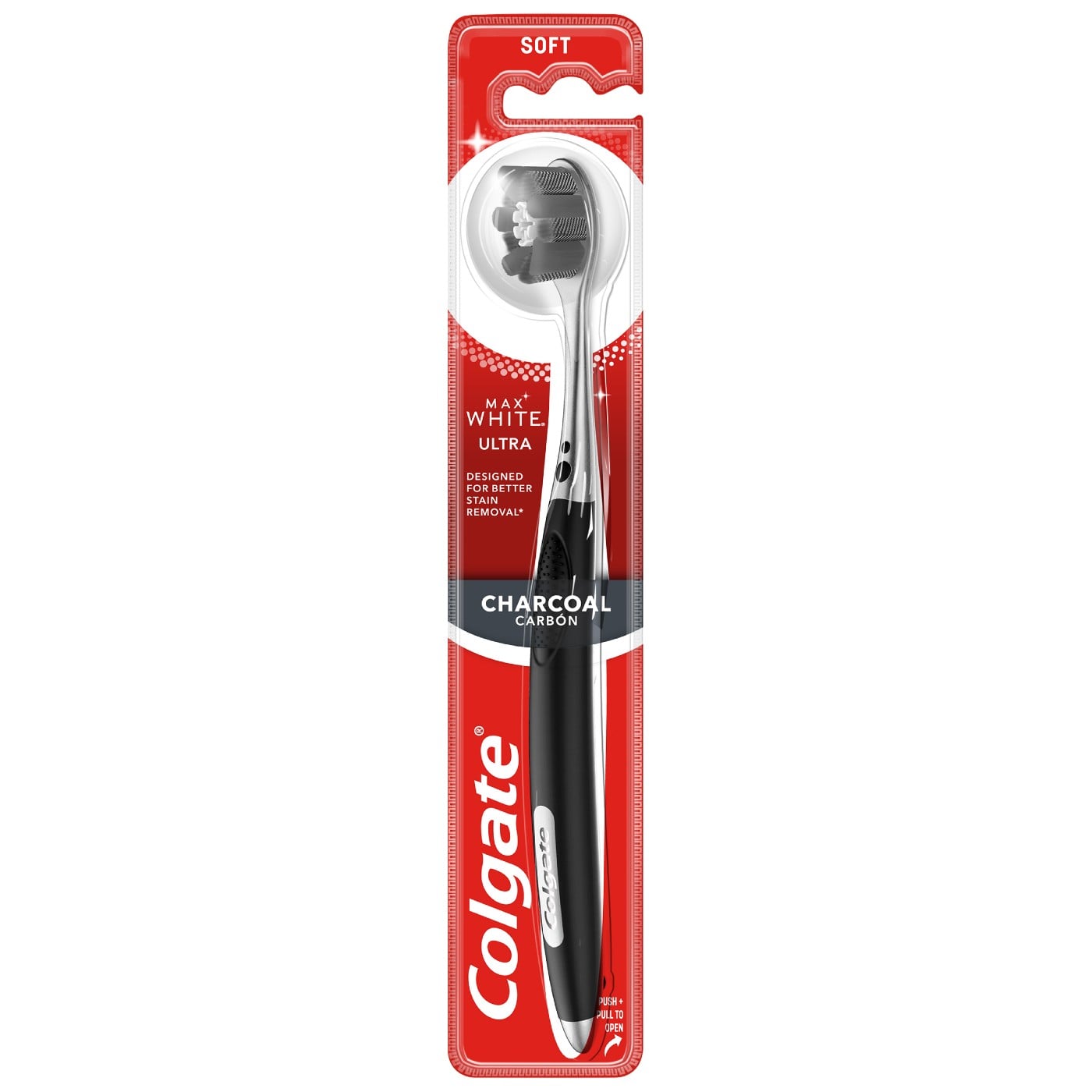 COLGATE οδοντόβουρτσα Max White Ultra Charcoal - floating thumbnail
