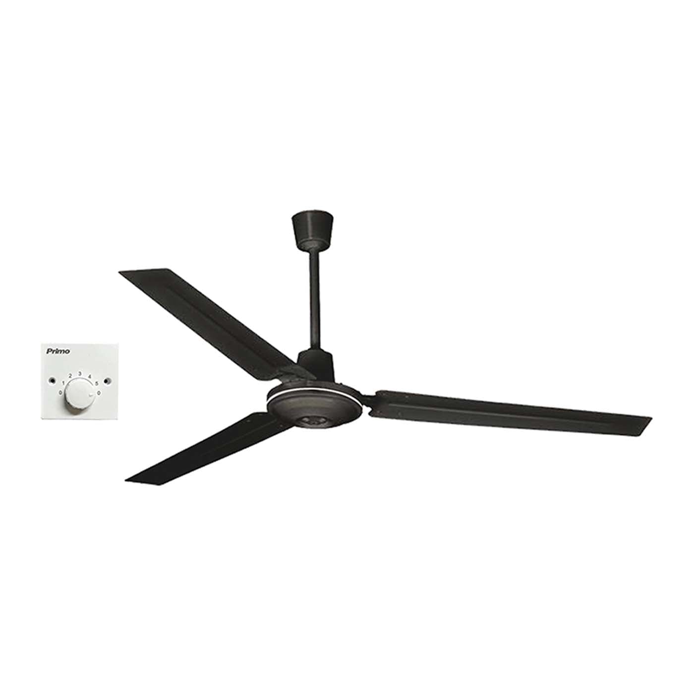 PRIMO ανεμιστήρας ορόφης βιομηχανικός μαύρος 56'' 140cm - floating thumbnail