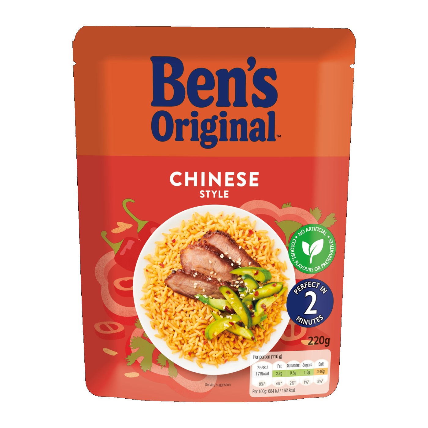 BEN'S ORIGINAL ρύζι Κινέζικο 2’ 220g - floating thumbnail