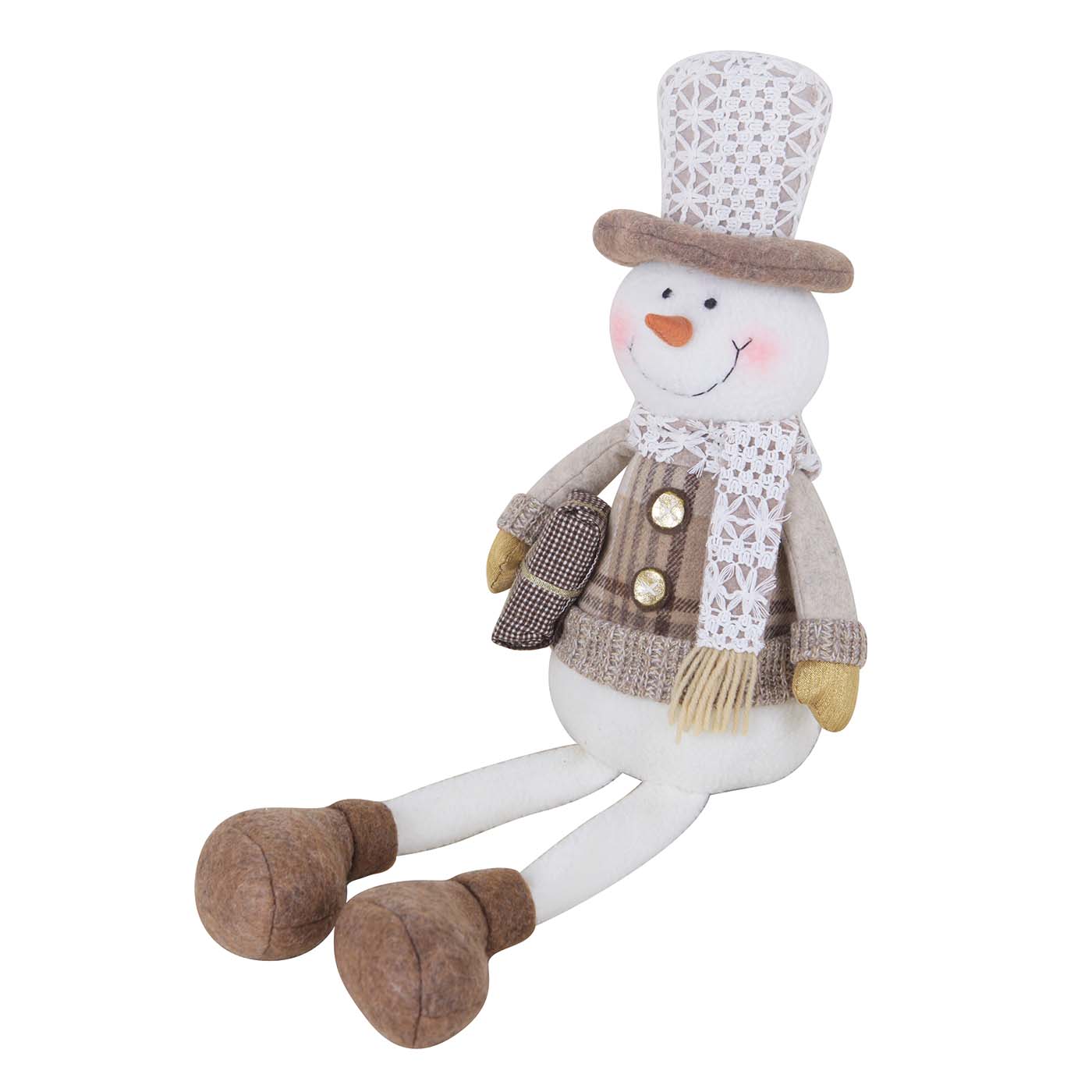 Χιονάνθρωπος καθιστός 54cm - floating thumbnail