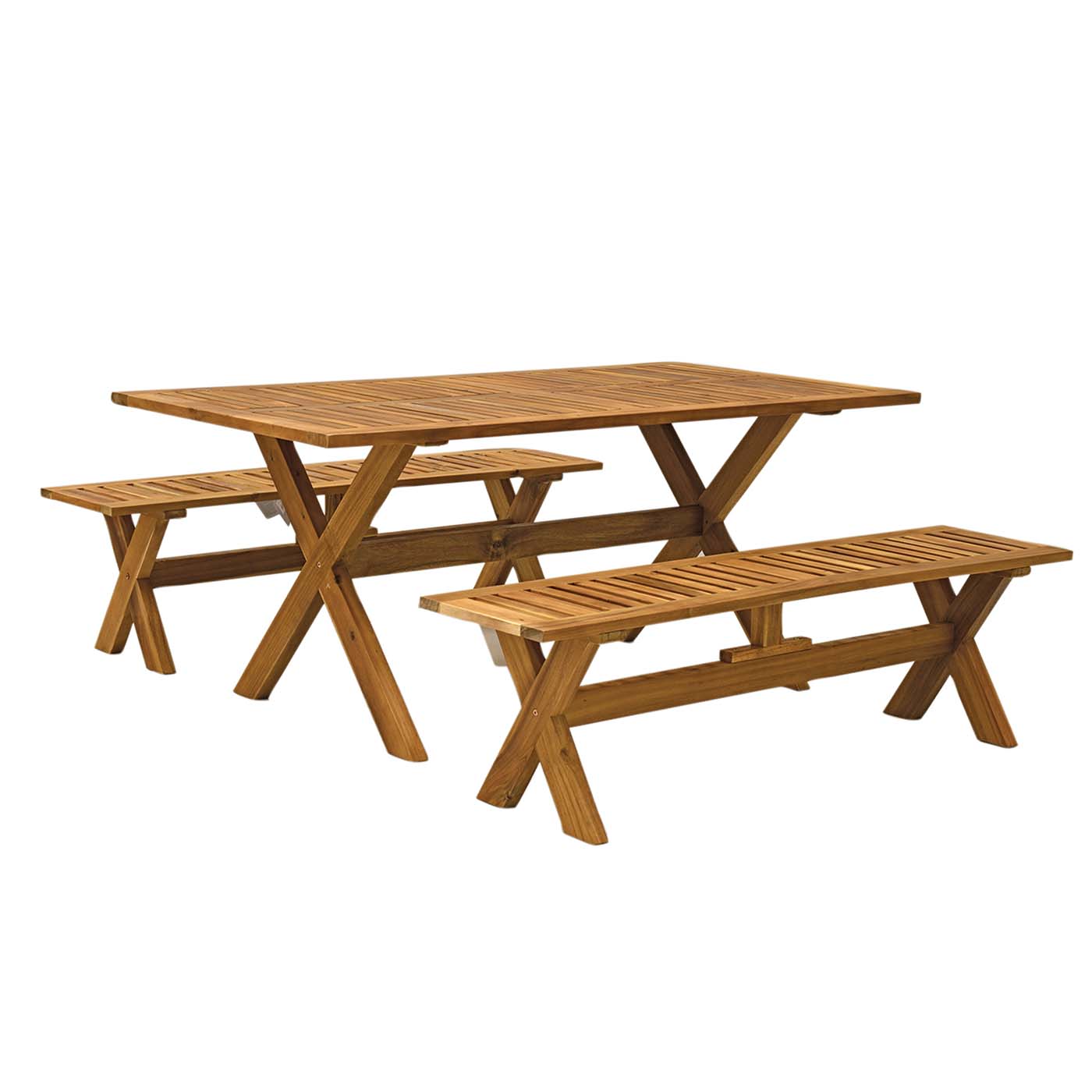 Τραπέζι κήπου Xlegs απο ξύλο ακακίας 180x95xΥ75cm - floating thumbnail