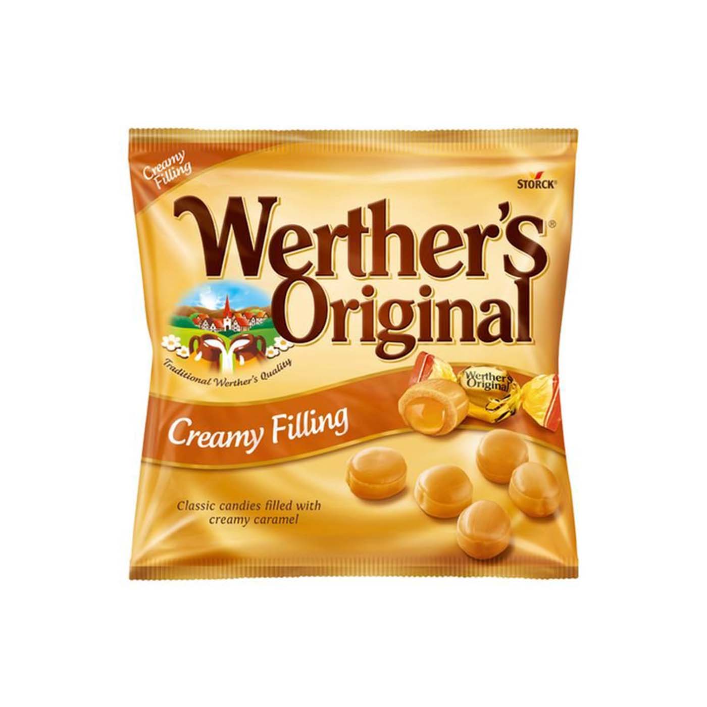 WERTHER'S καραμέλες βουτύρου Original Creamy 135g - floating thumbnail
