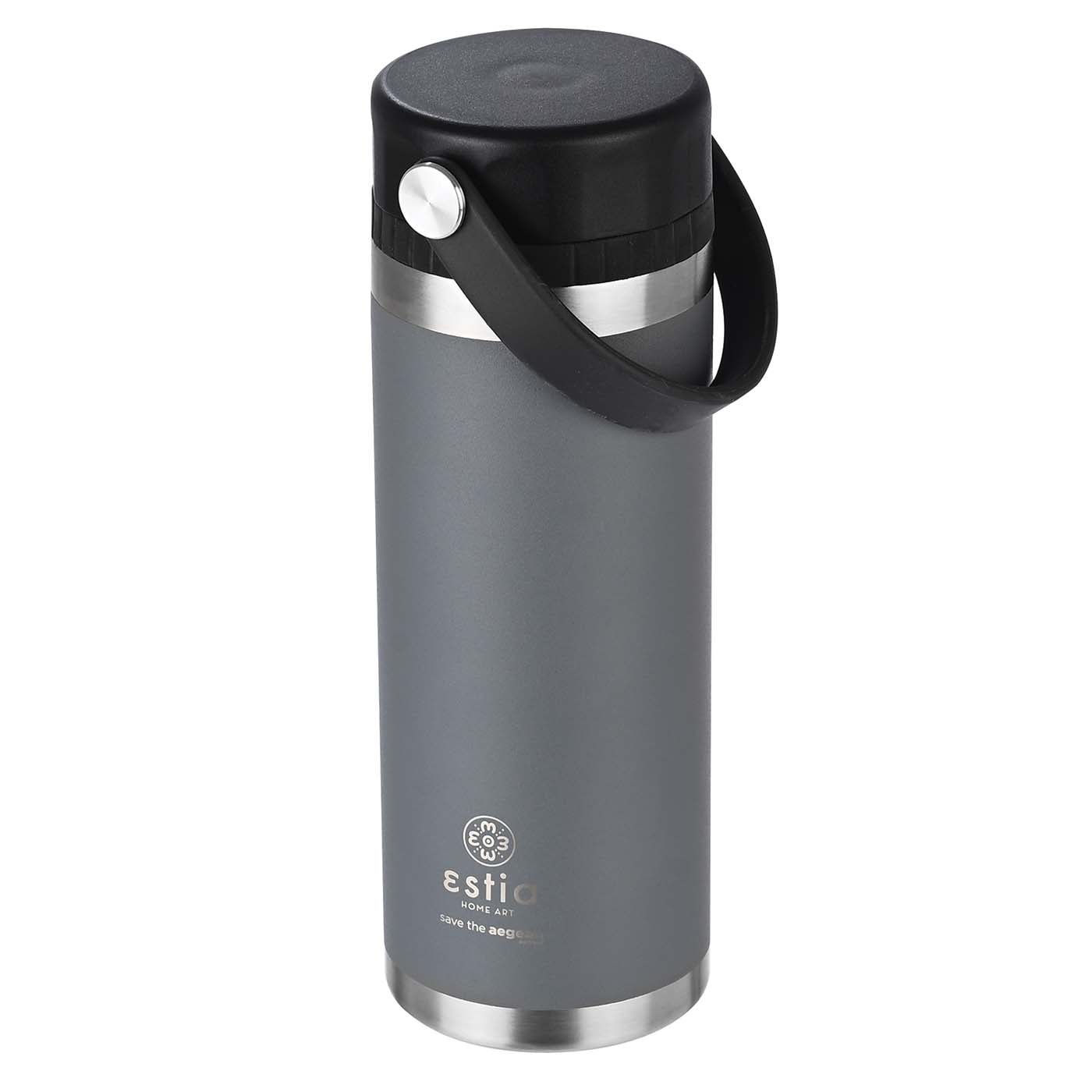 ESTIA θερμός μπουκάλι Save The Aegean γκρι 500ml - floating thumbnail