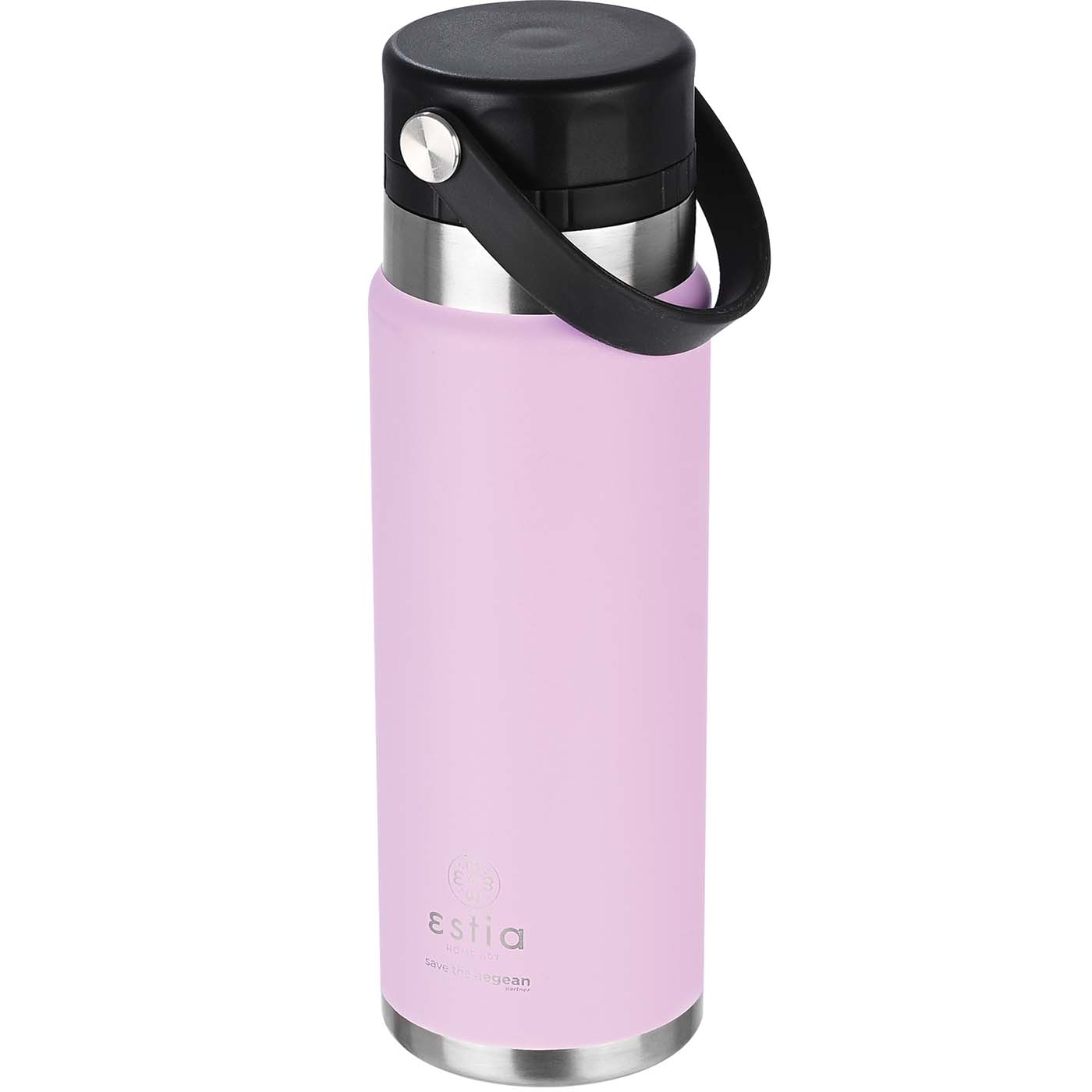 ESTIA θερμός μπουκάλι Save The Aegean λιλά 750ml - floating thumbnail