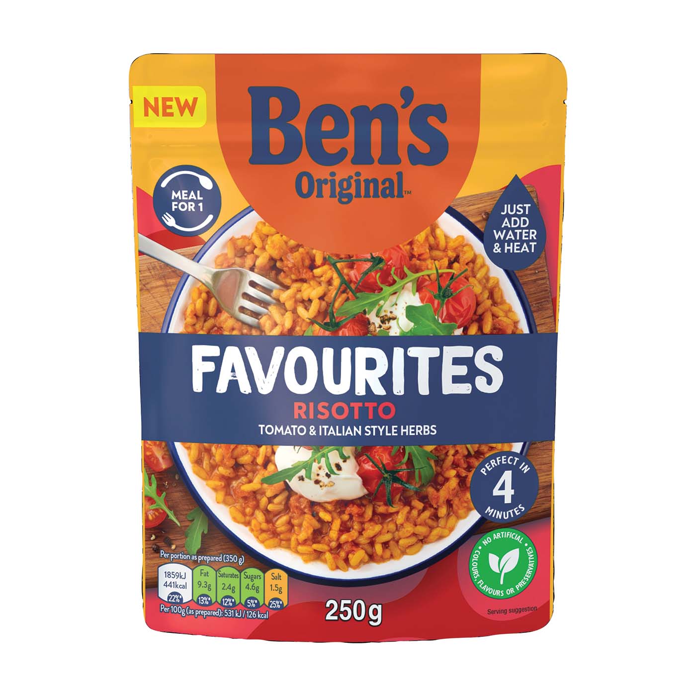 BEN’S ORIGINAL ριζότο Favourites με ντομάτα και μυρωδικά 250g - floating thumbnail