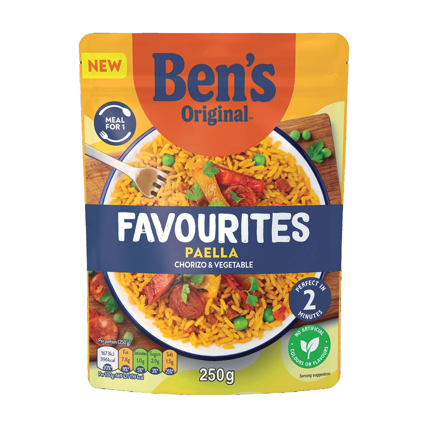 BEN’S ORIGINAL ρύζι Favourites Paella 250g - floating thumbnail