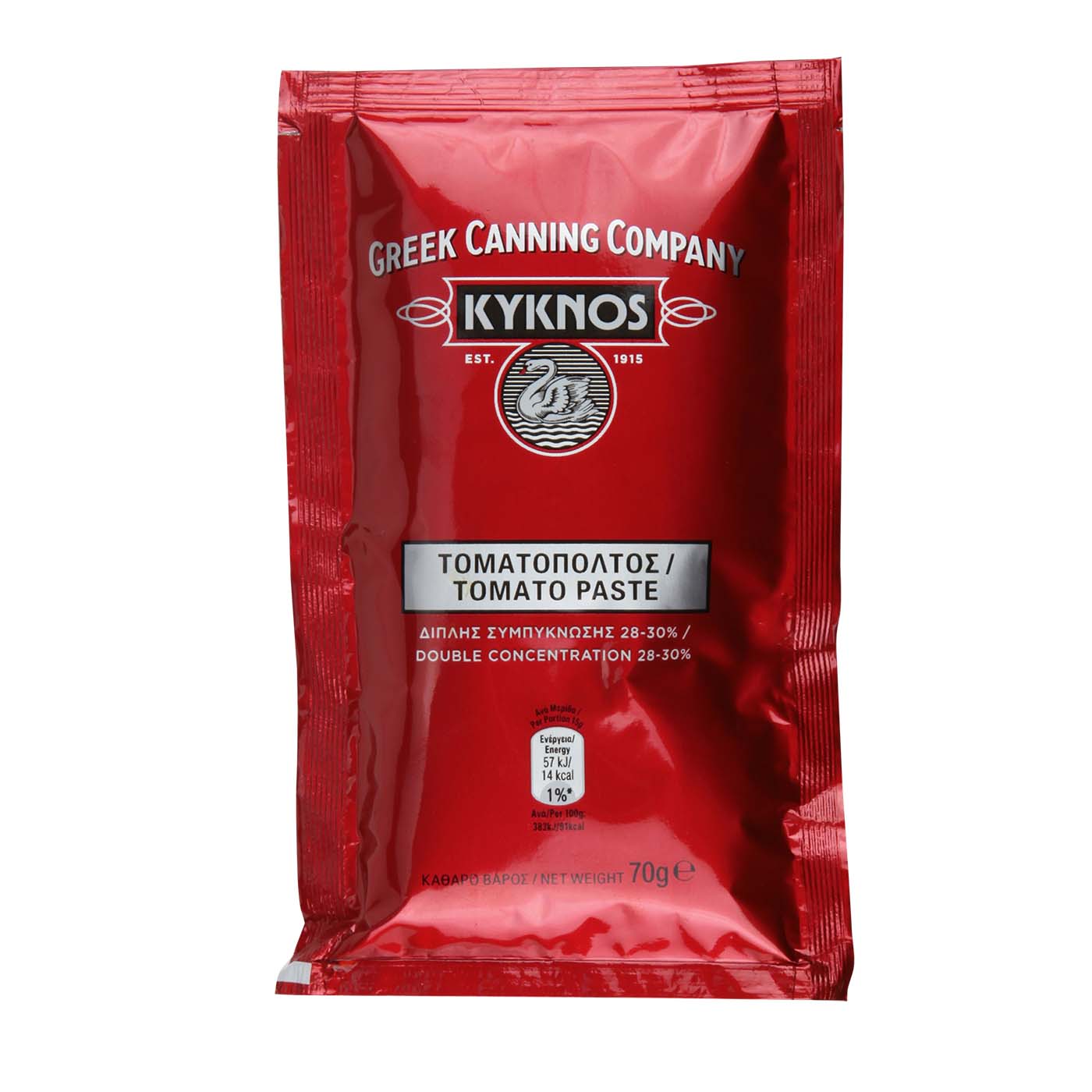 ΚΥΚΝΟΣ ντοματοπολτός διπλής συμπύκνωσης 28-30% 70g - floating thumbnail
