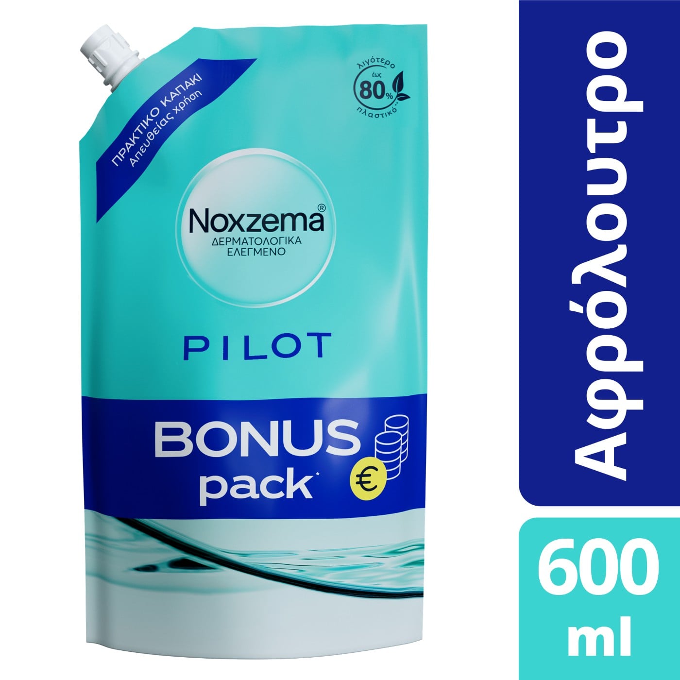 NOXZEMA αφρόλουτρο Men Pilot Bonus Pack 600ml - floating thumbnail