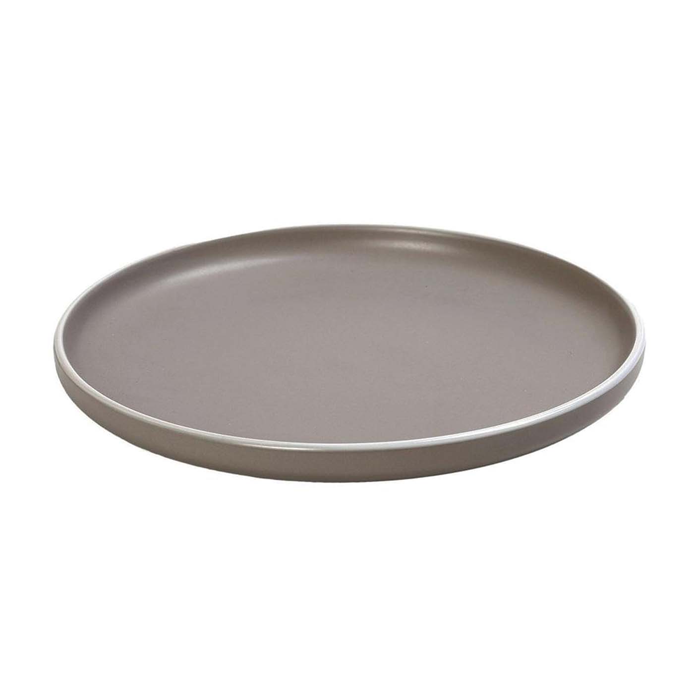 Πιάτο Mood Stoneware ρηχό γκρι 27cm - floating thumbnail