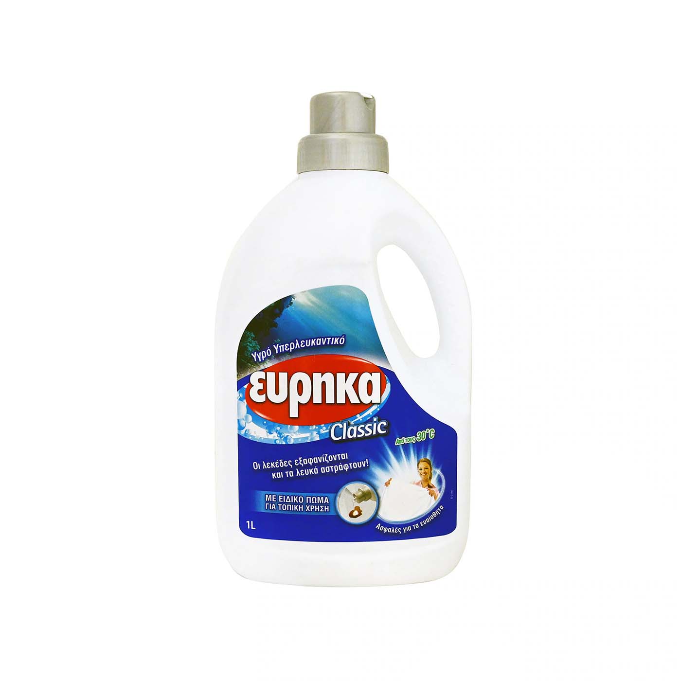 ΕΥΡΗΚΑ υγρό λευκαντικό 1lt - floating thumbnail