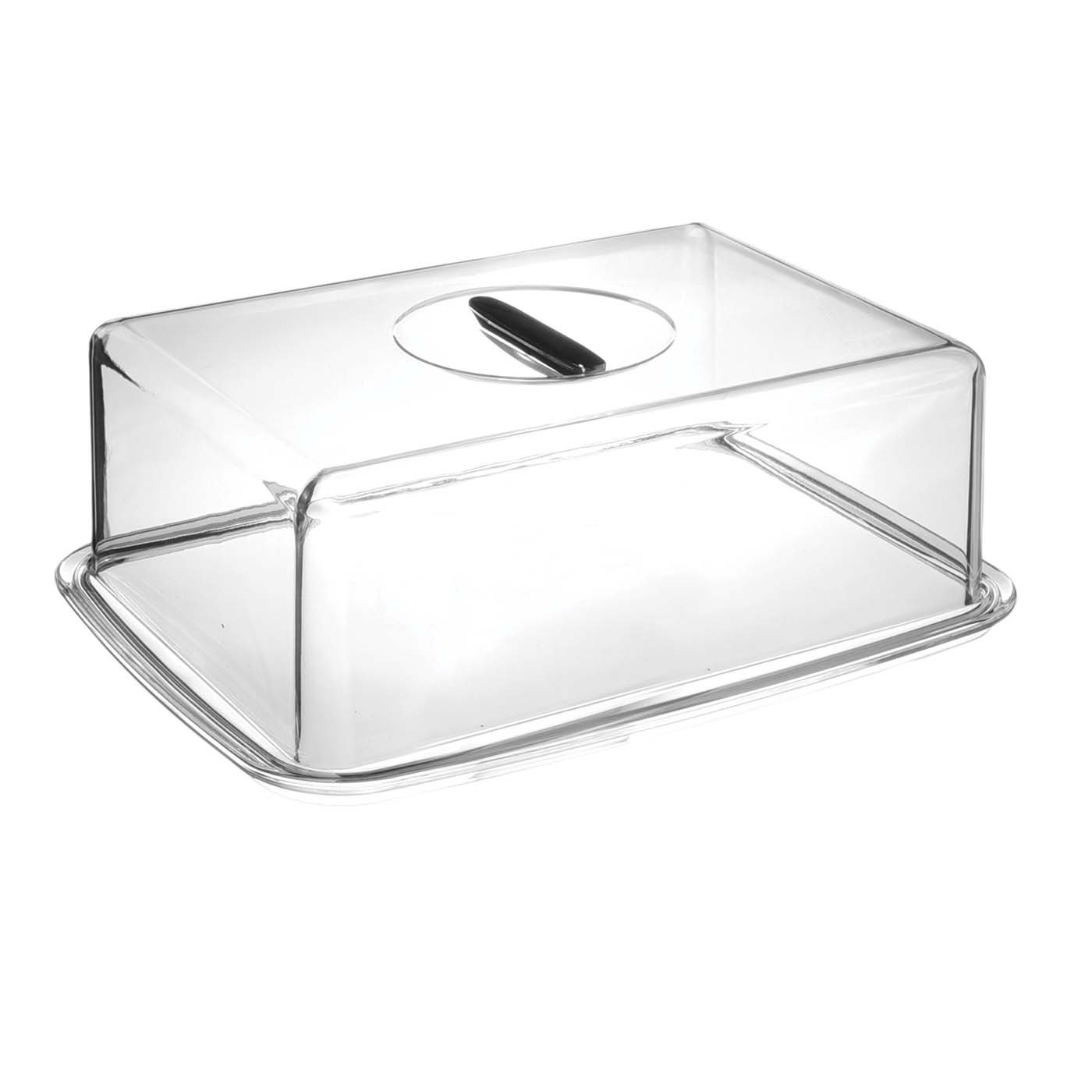 Τυριέρα ορθογώνια ακρυλική 28,7x21,6x9,9cm - floating thumbnail