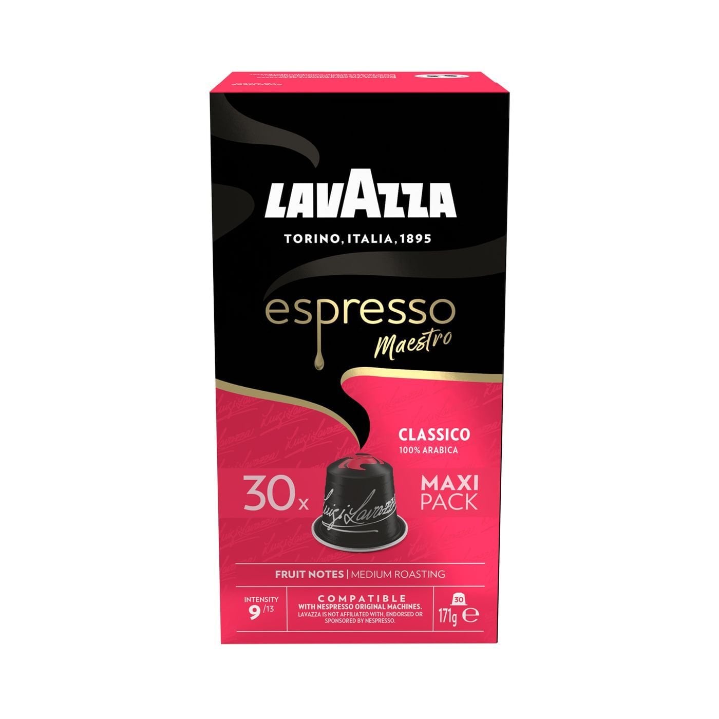 LAVAZZA κάψουλες καφέ Espresso Maestro Classico 30x5.7g - floating thumbnail