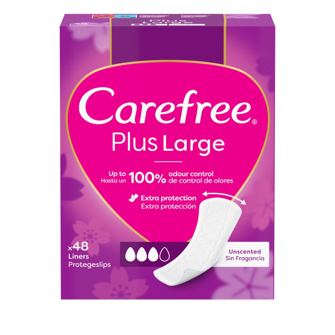 CAREFREE Σερβιετάκια Plus Large 48τεμ. - floating thumbnail