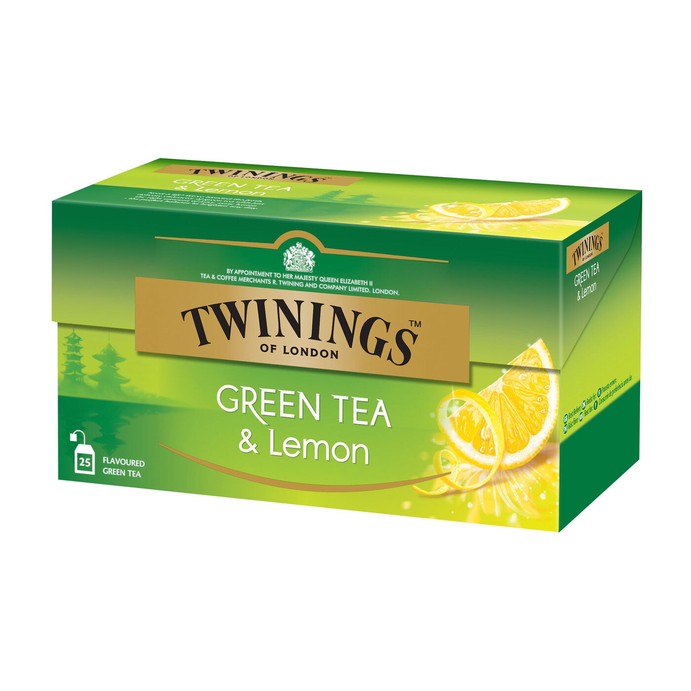 TWININGS πράσινο τσάι με λεμόνι 50x1,60g - floating thumbnail