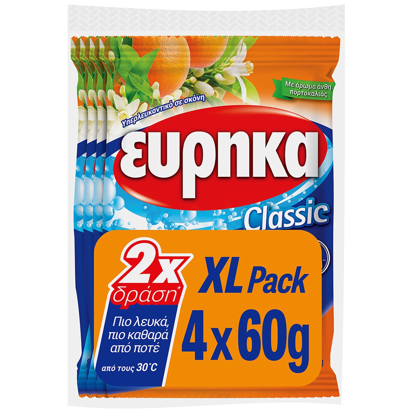 ΕΥΡΗΚΑ λευκαντικό Άνθη Πορτοκαλιάς 4×60g - floating thumbnail