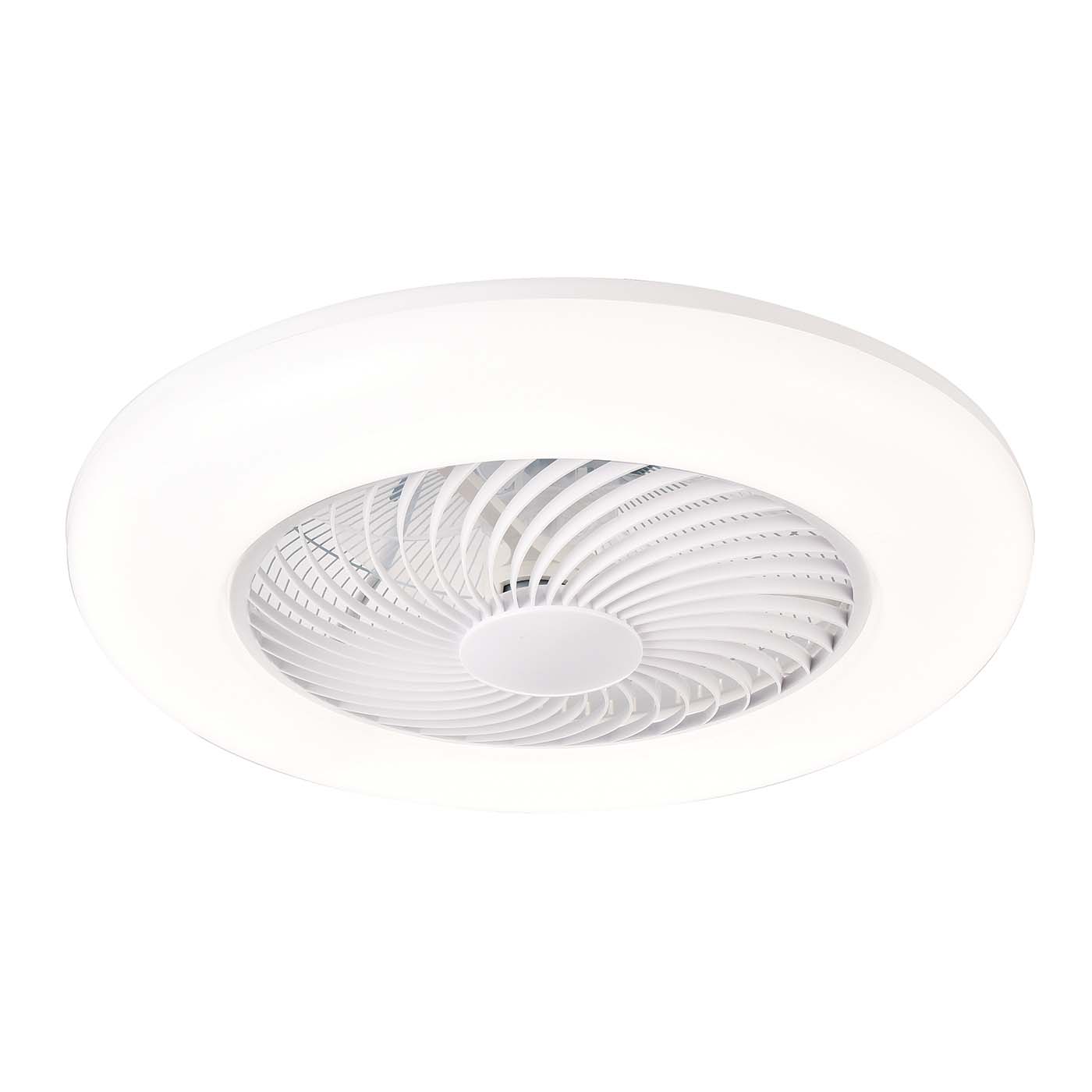 EUROLAMP ανεμιστήρας με πλαφονιέρα DC 20W λευκός - floating thumbnail