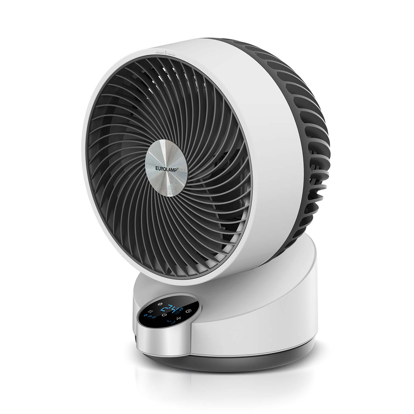 EUROLAMP ανεμιστήρας επιτραπέζιος λευκός 50W - floating thumbnail