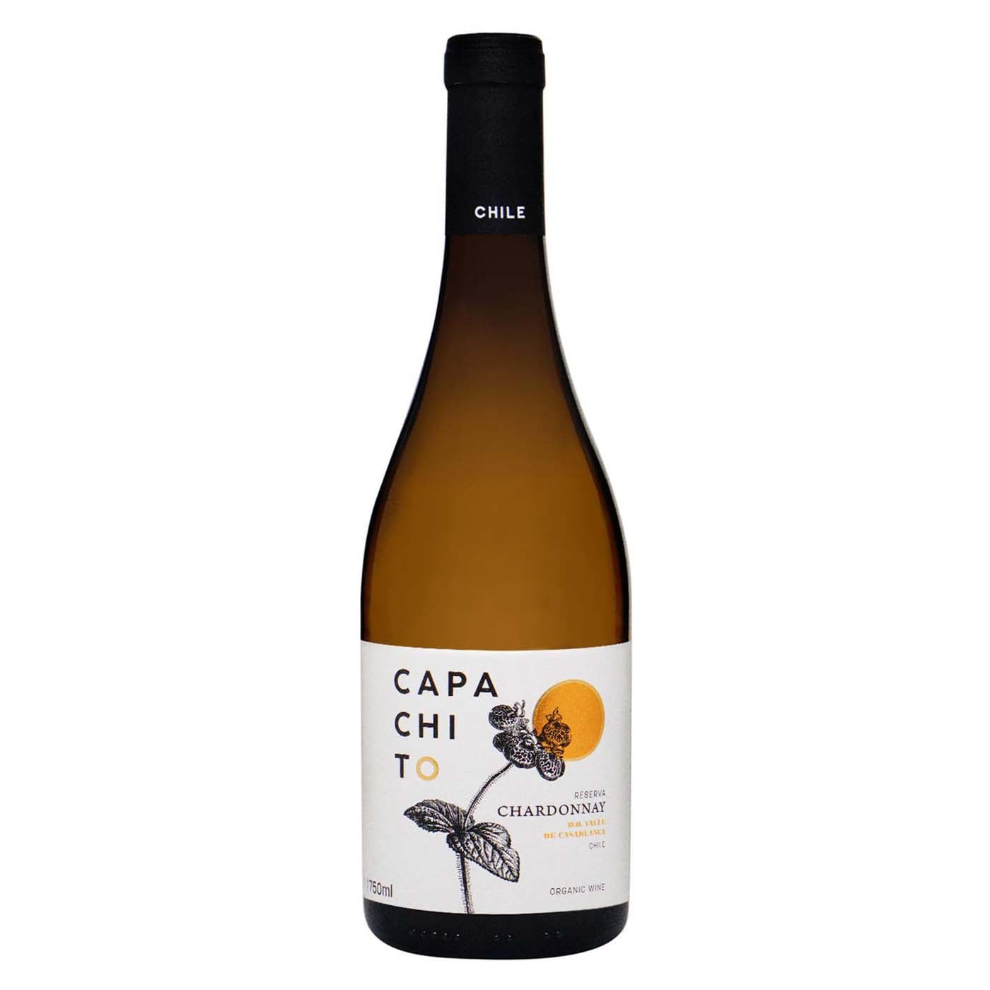 CAPACHITO κρασί Chardonnay Λευκό βιολογικό 750ml - floating thumbnail