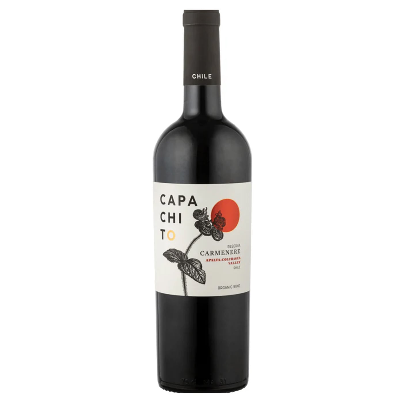 CAPACHITO κρασί Carmenere Ερυθρό βιολογικό 750ml - floating thumbnail