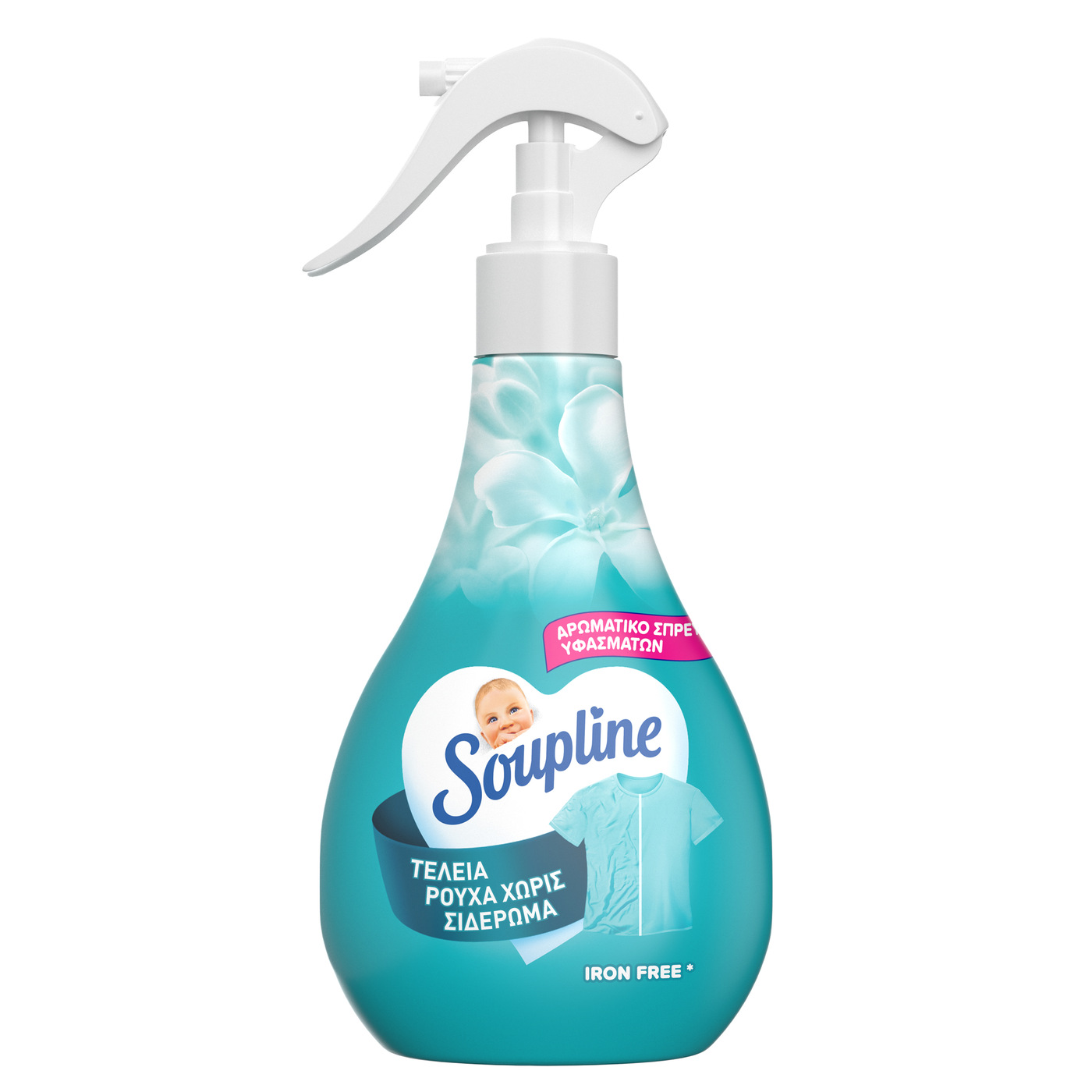 SOUPLINE αρωματικό σπρει υφασμάτων Iron Free 300ml - floating thumbnail