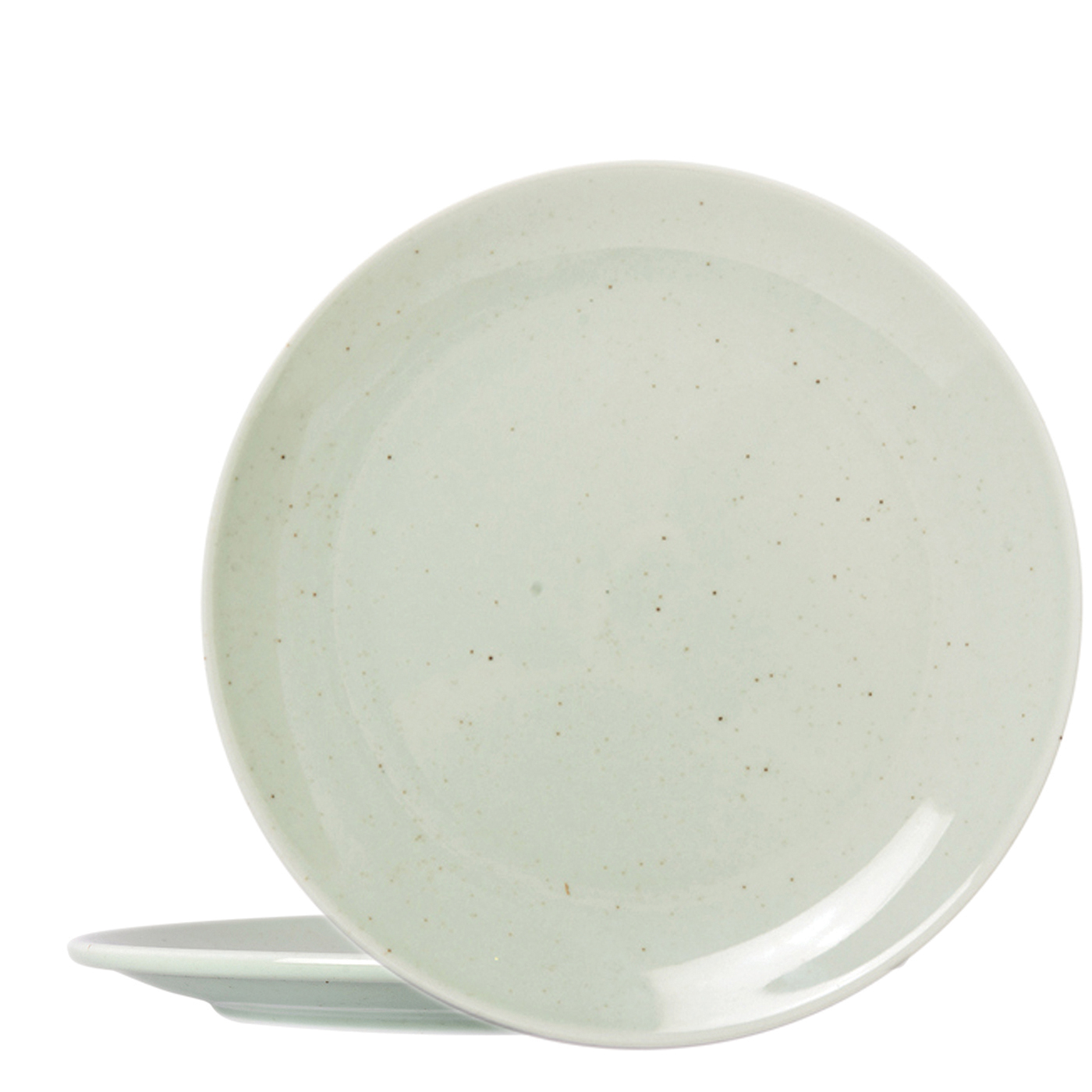 Πιάτο πορσελάνης ρηχό Flakes Menta 27cm - floating thumbnail