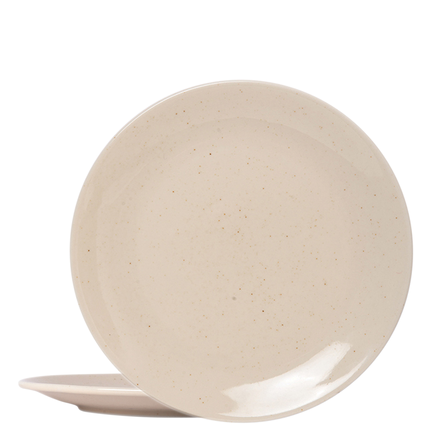 Πιάτο πορσελάνης ρηχό Flakes Vanilla 25cm - floating thumbnail