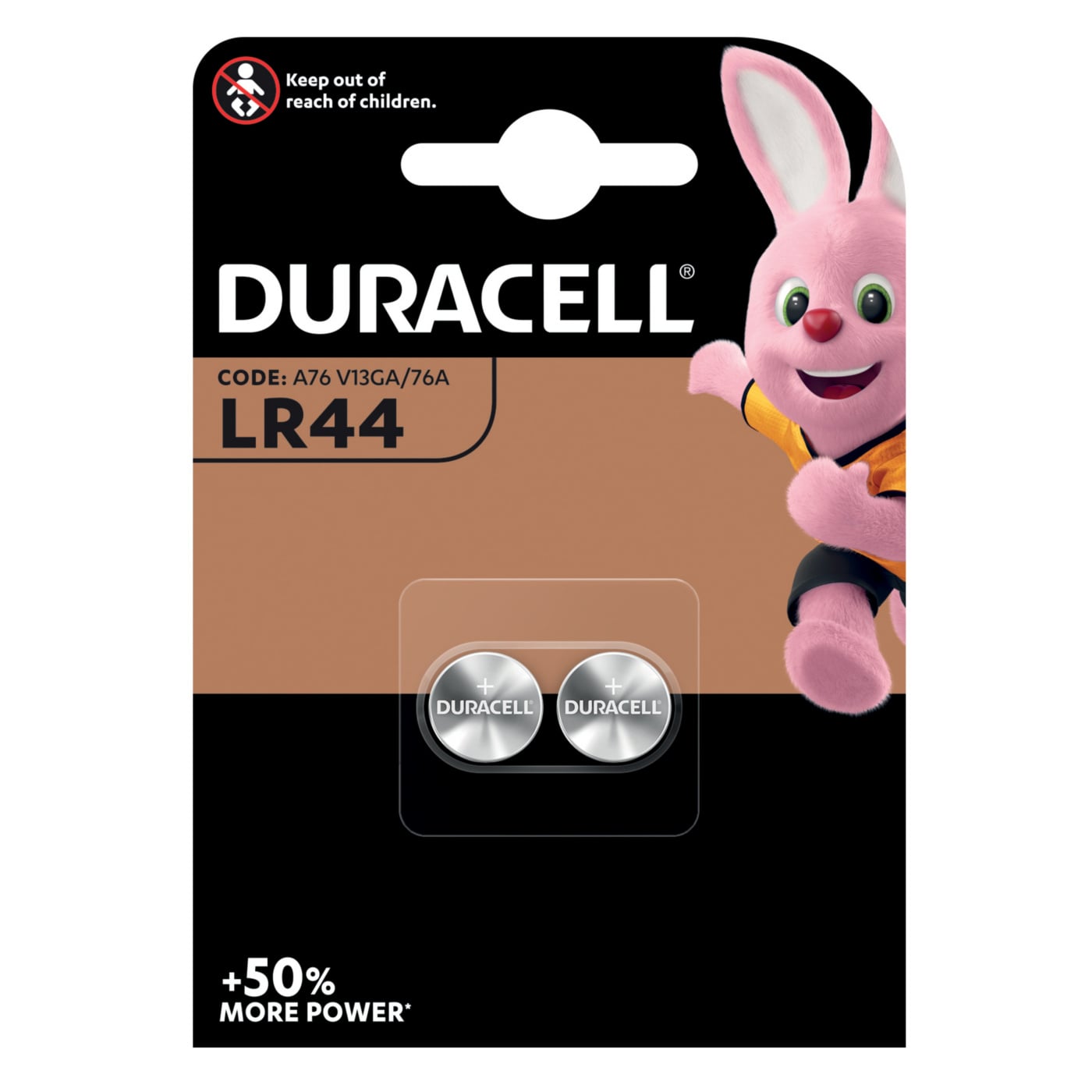DURACELL μπαταρίες αλκαλικές 1.5V x2 LR44 - floating thumbnail