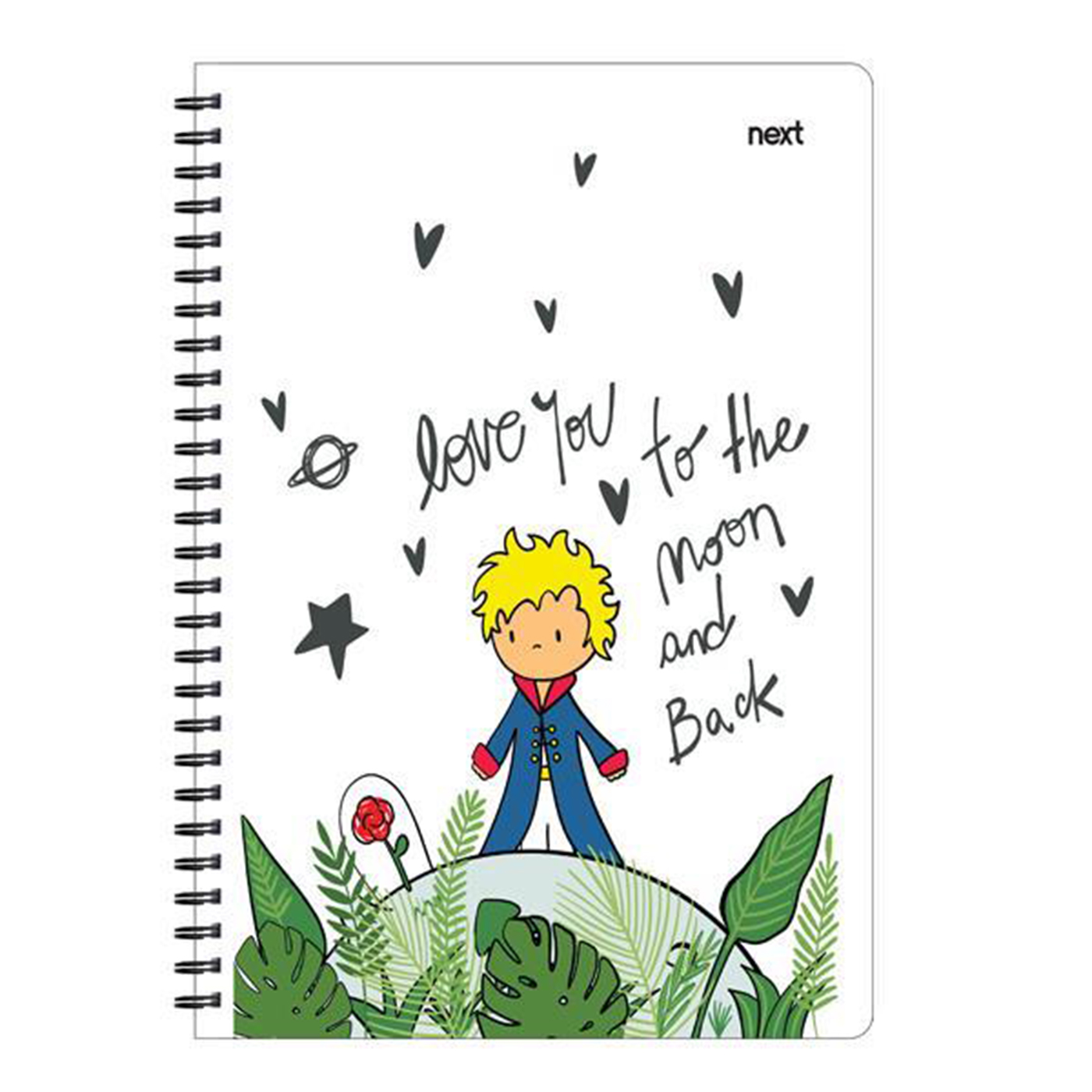 Τετράδιο σπιράλ Little Prince A4 2θεμάτων 70φύλλα - floating thumbnail