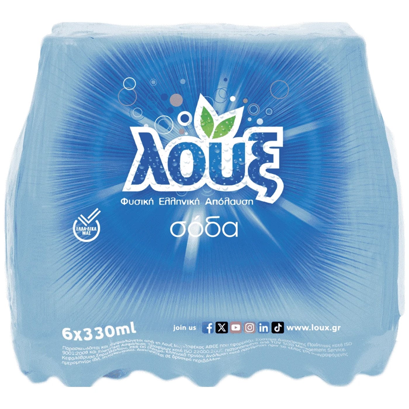 ΛΟΥΞ σόδα PET 6x330ml - floating thumbnail
