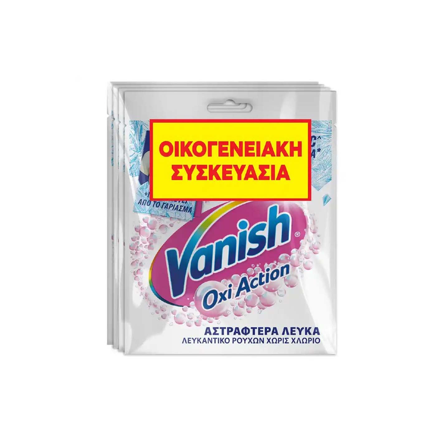 VANISH λευκαντικό White φακελάκια 30g 4τεμ. - floating thumbnail