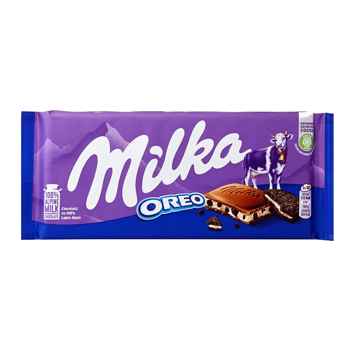 MILKA σοκολάτα Oreo cookies 100g - floating thumbnail